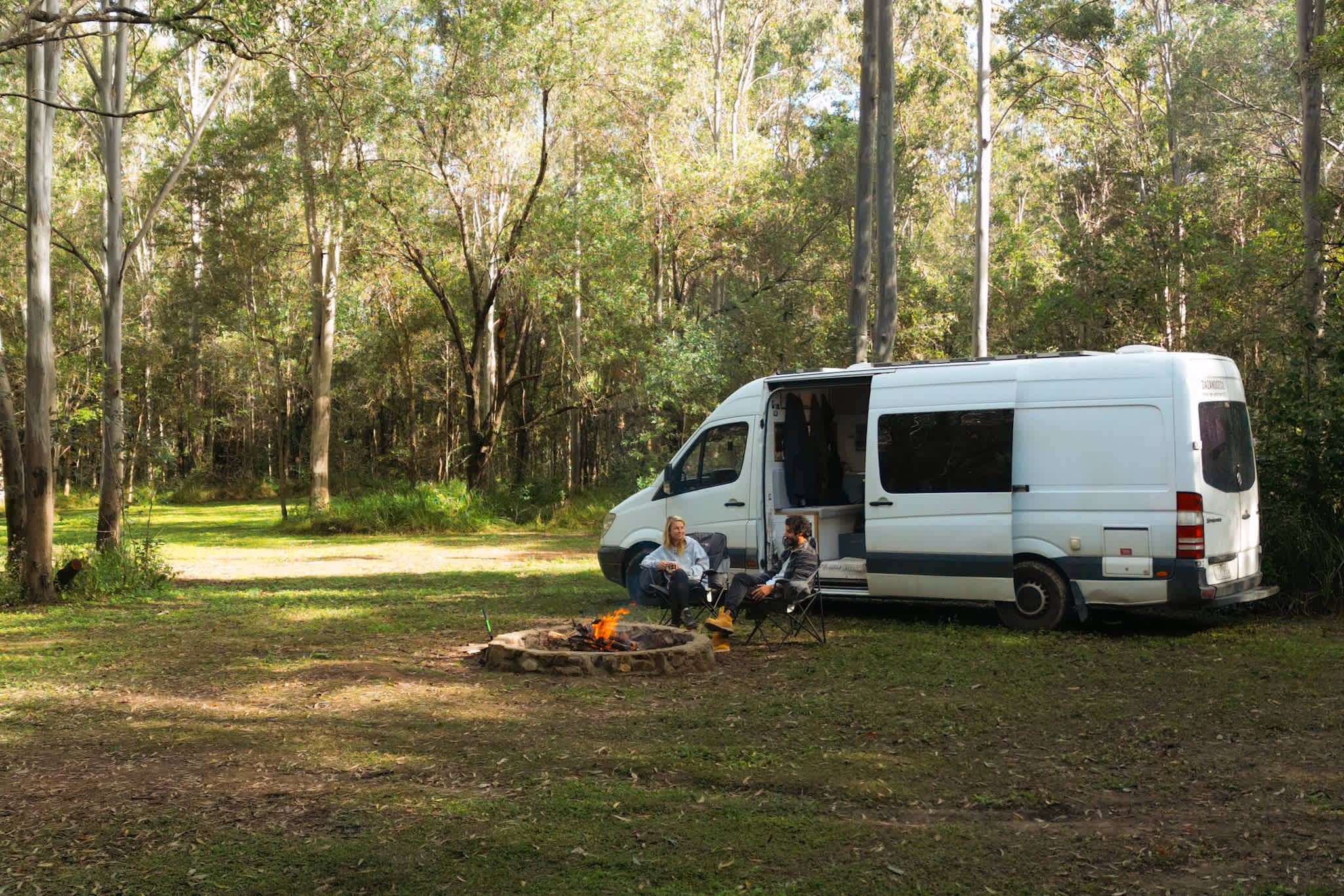 Our perfect setup. 🏕️