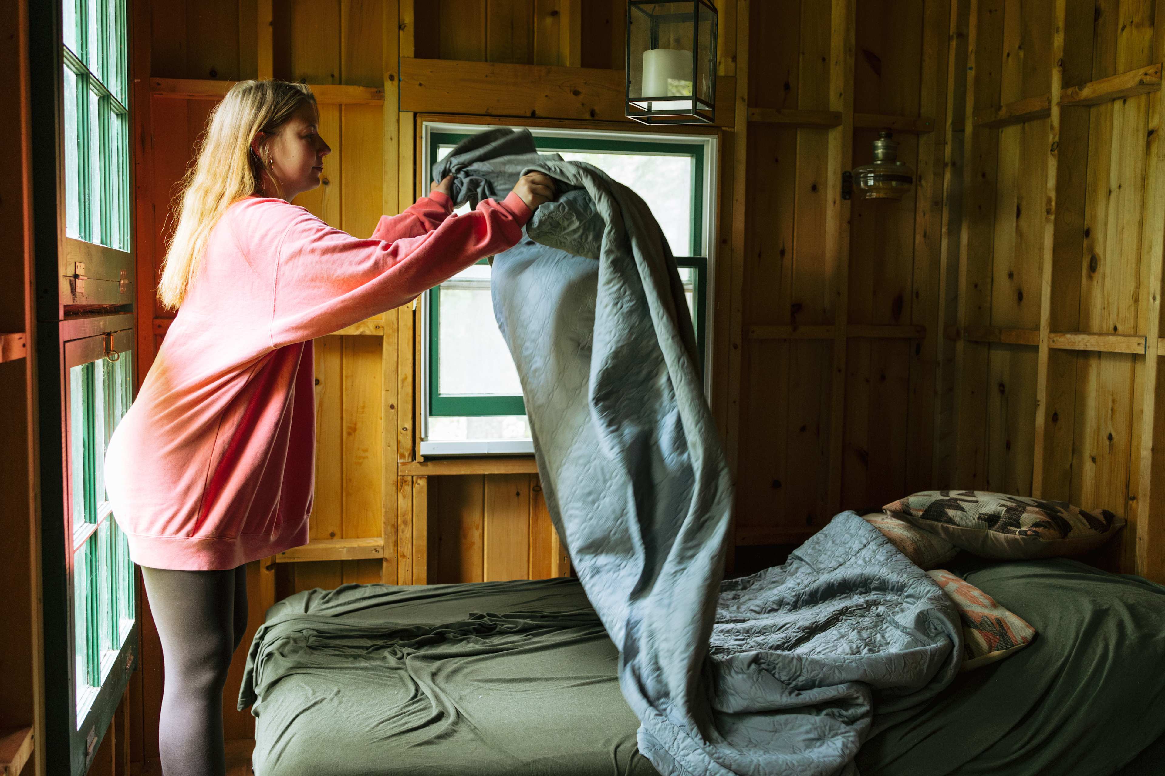 Kate provides the linens so you don't have to worry about that. 