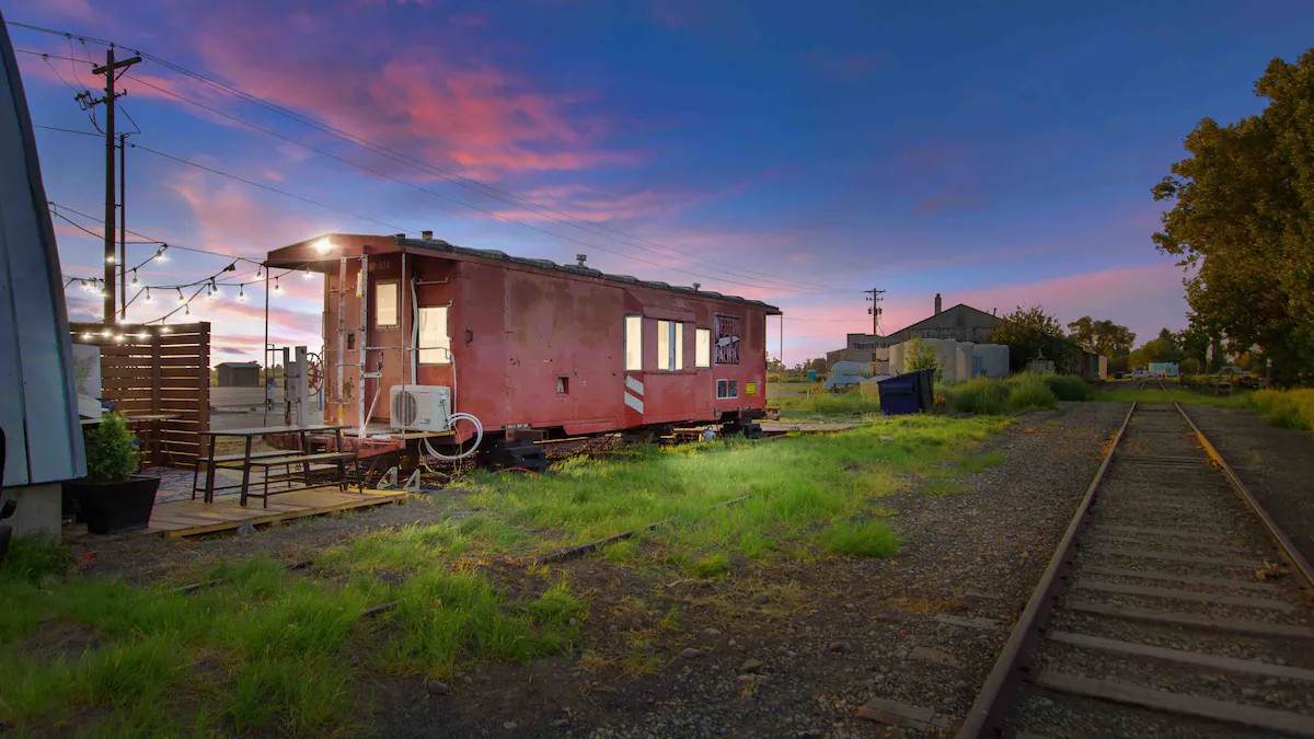 Historic WP 434 Train Caboose