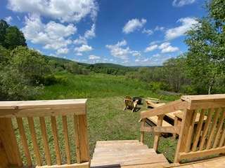 Catskill Glamping Site with views