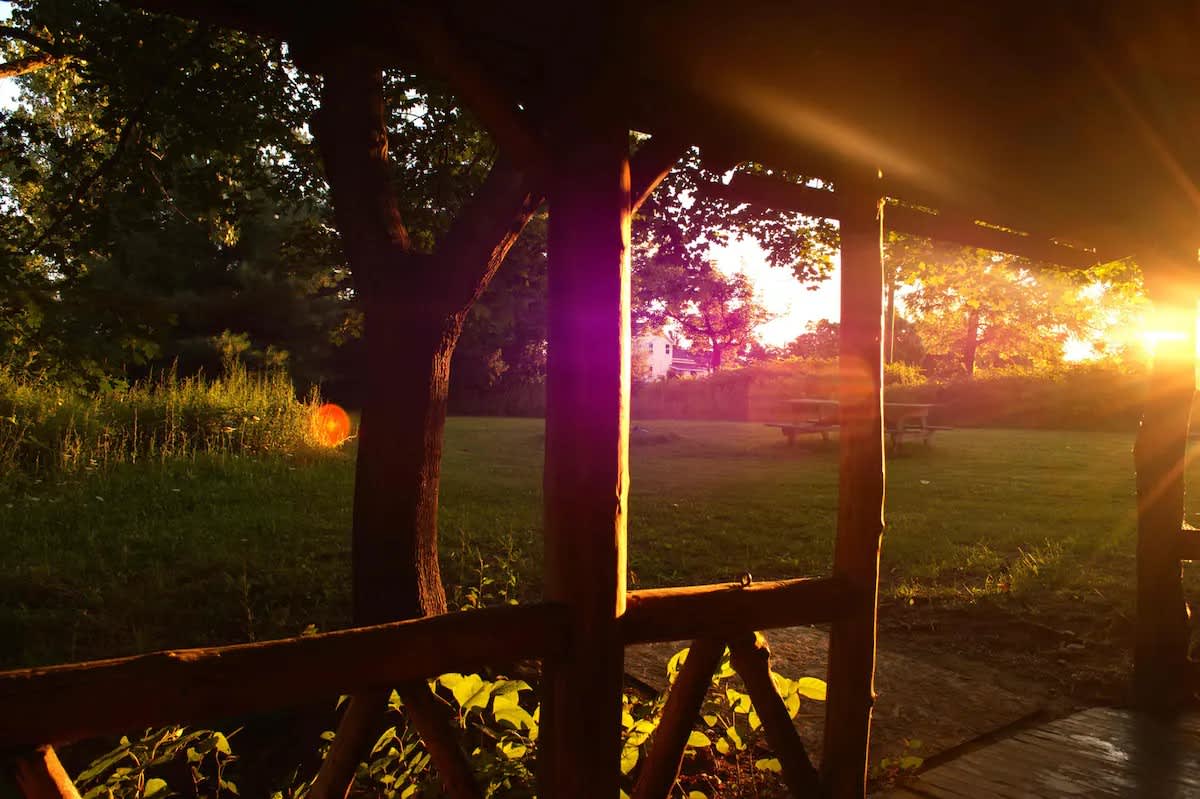 Rustic Log Cabins Overlooking Senec