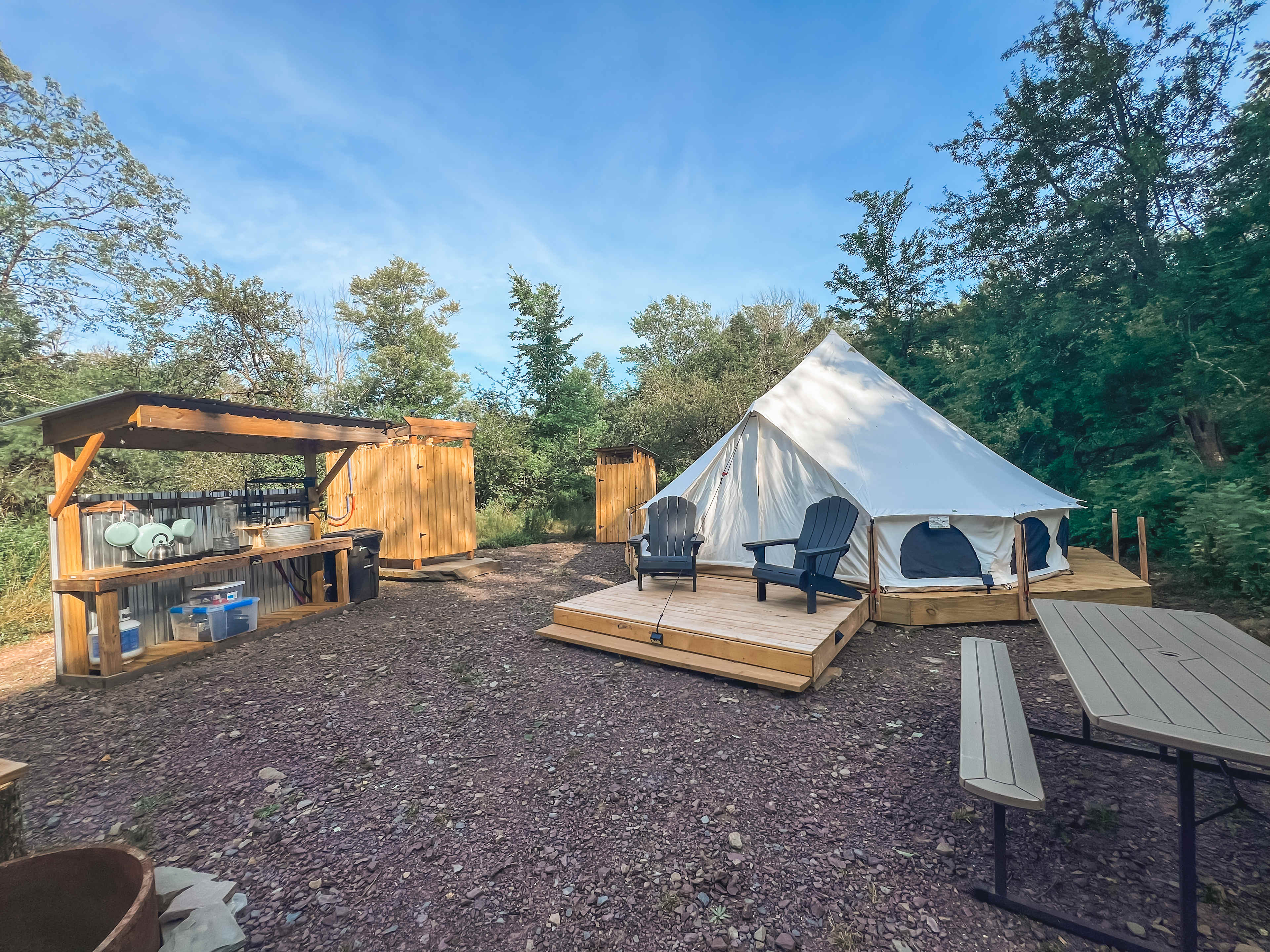 Canvas Private Glamping Yurt