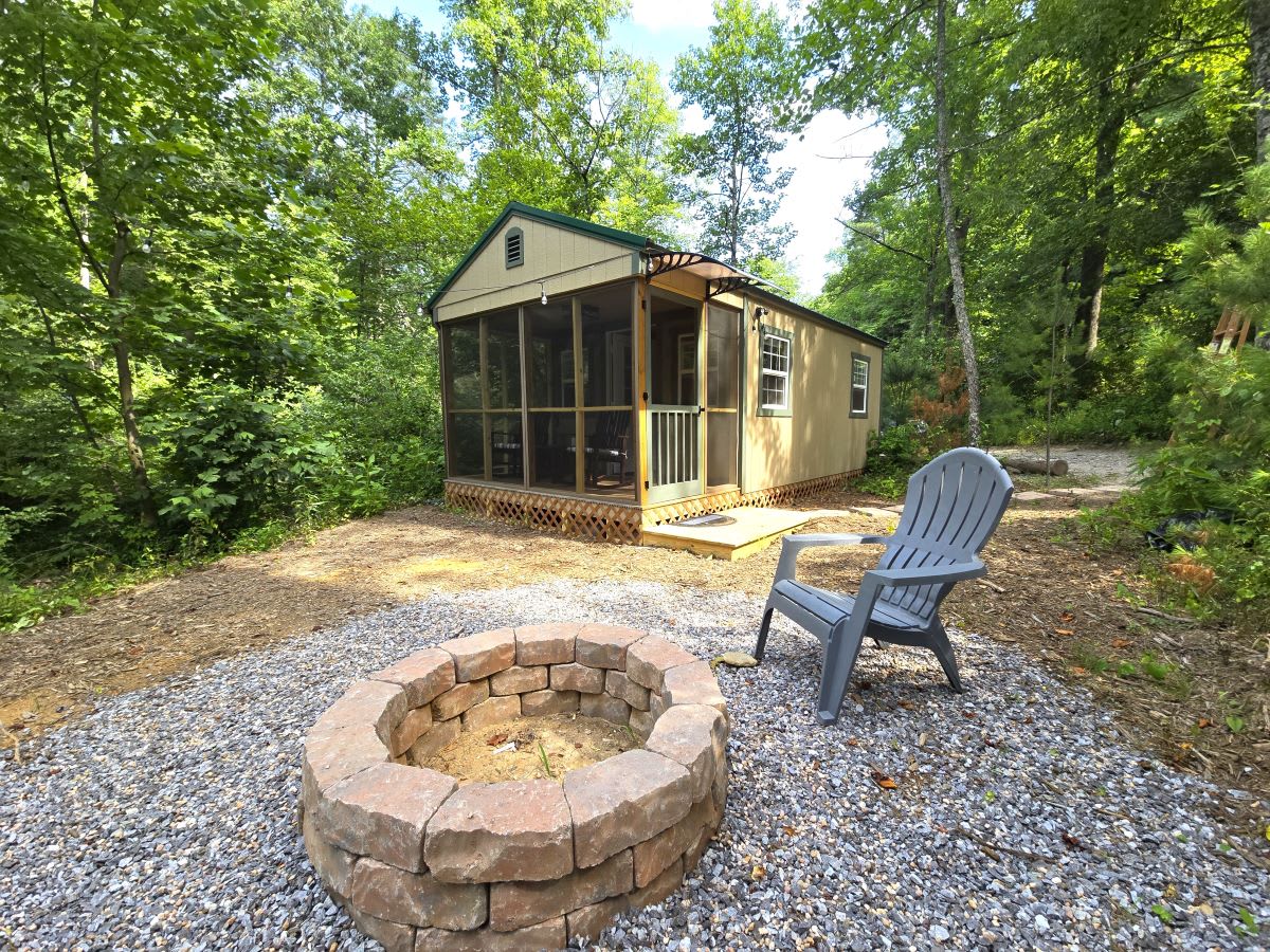 Tiny Home and fire pit