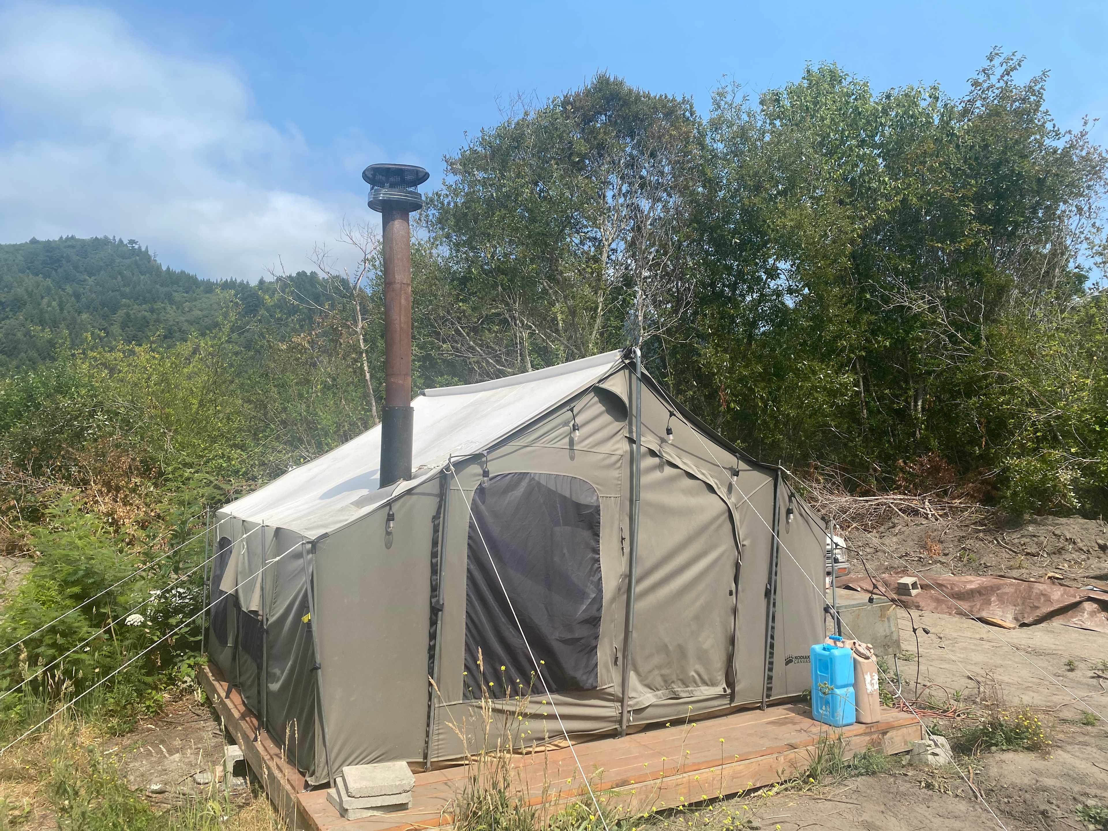 The Klamath River Fish Camp