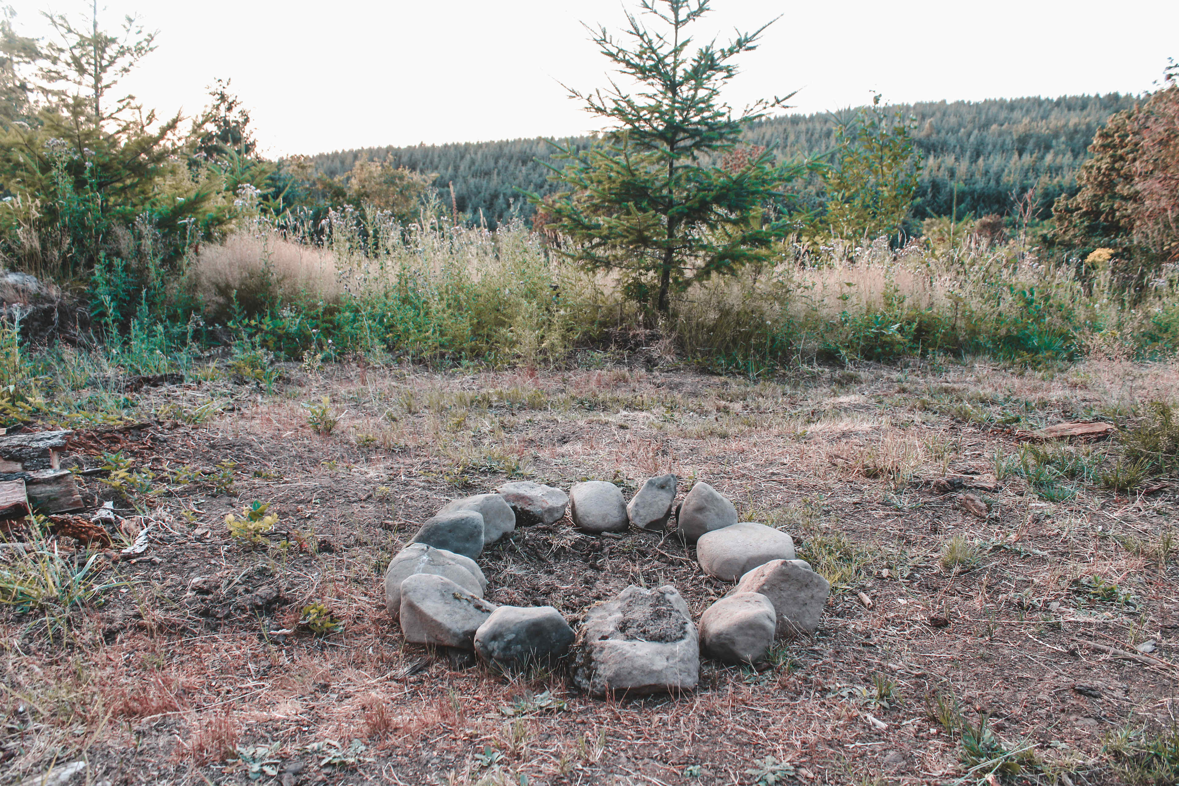 Firepit provided by site 1