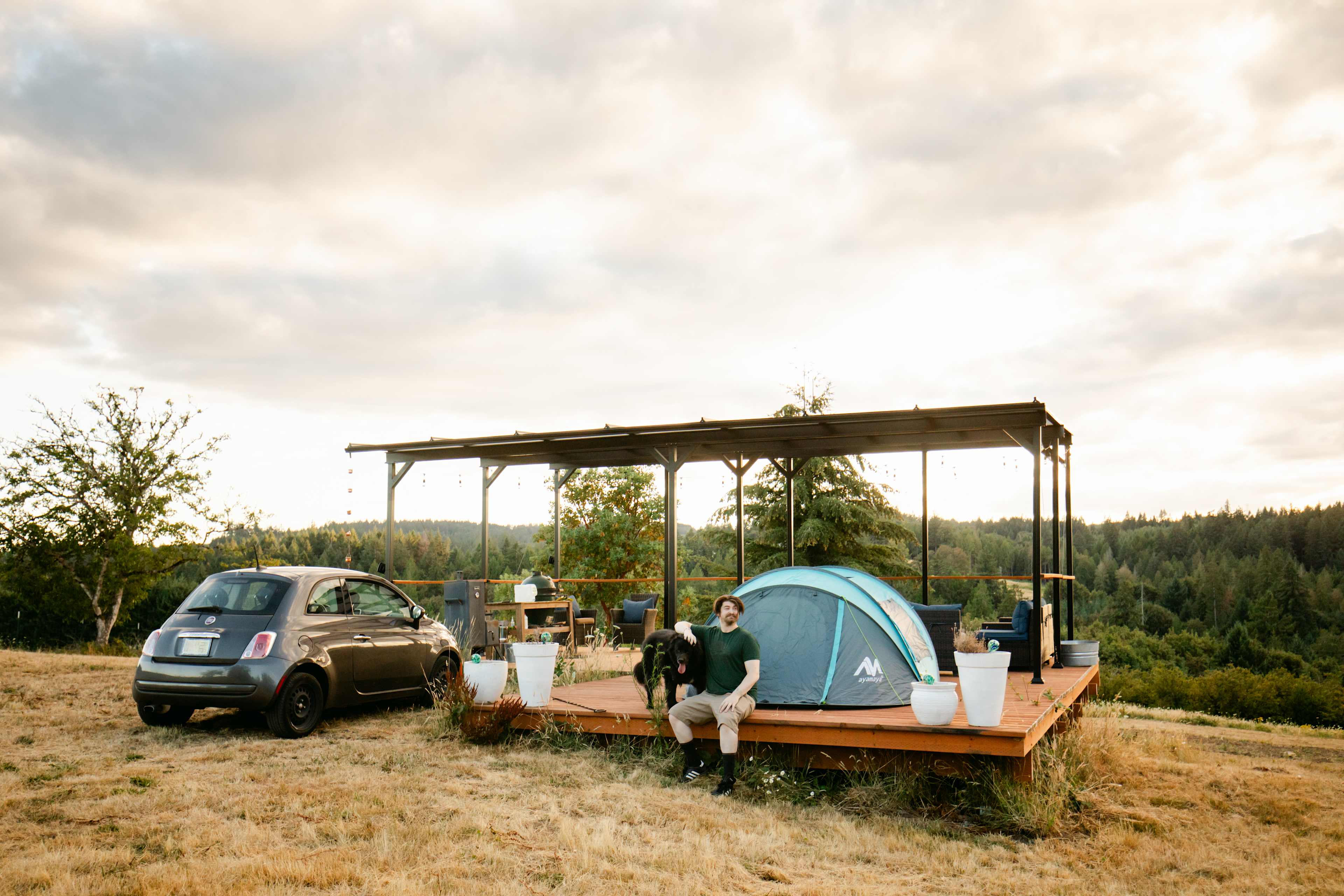 Comfortable private spot to enjoy the Oregon outdoors.