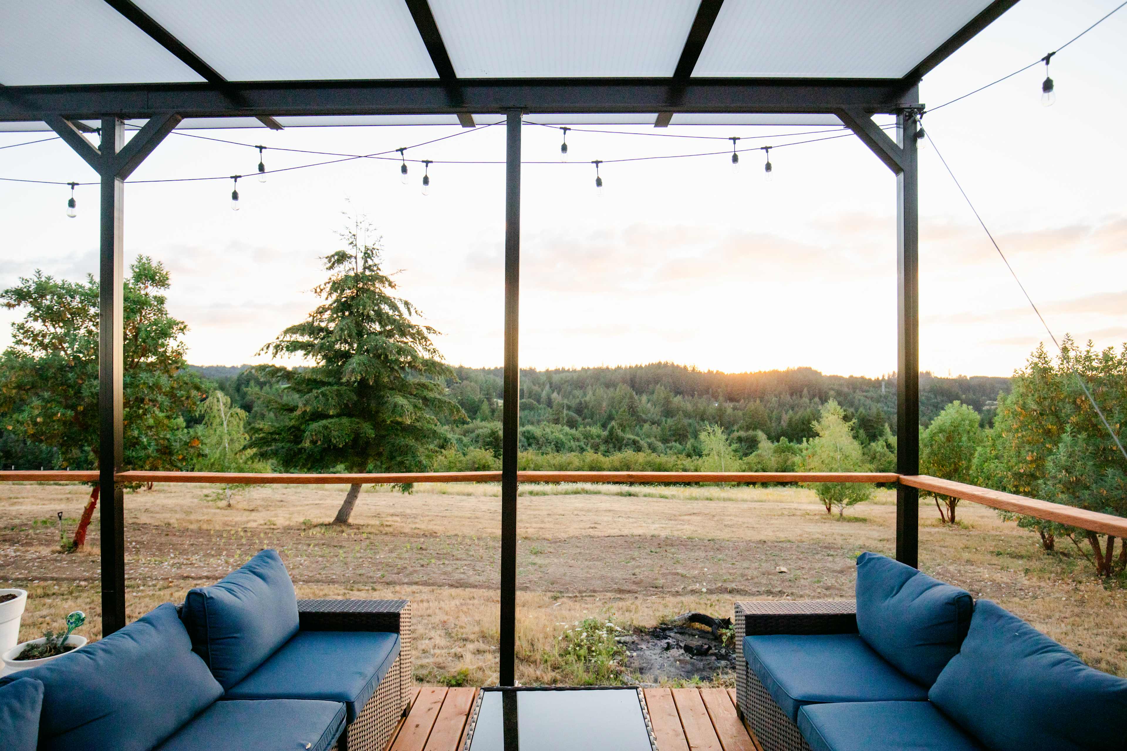 The view from the deck