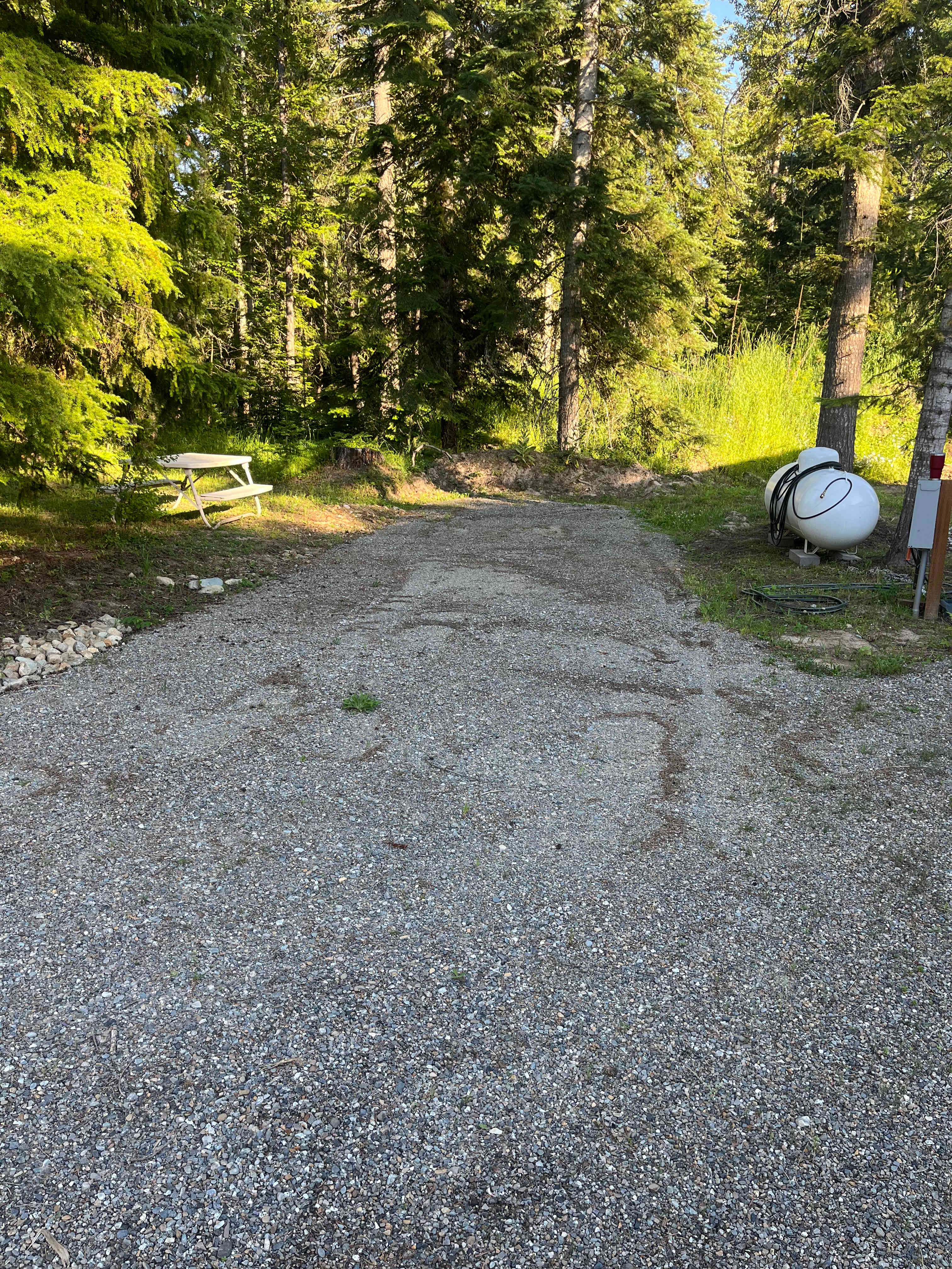 This is Hemlock Lane aka Site 2 and has full hookup capabilities water, sewer, electric 