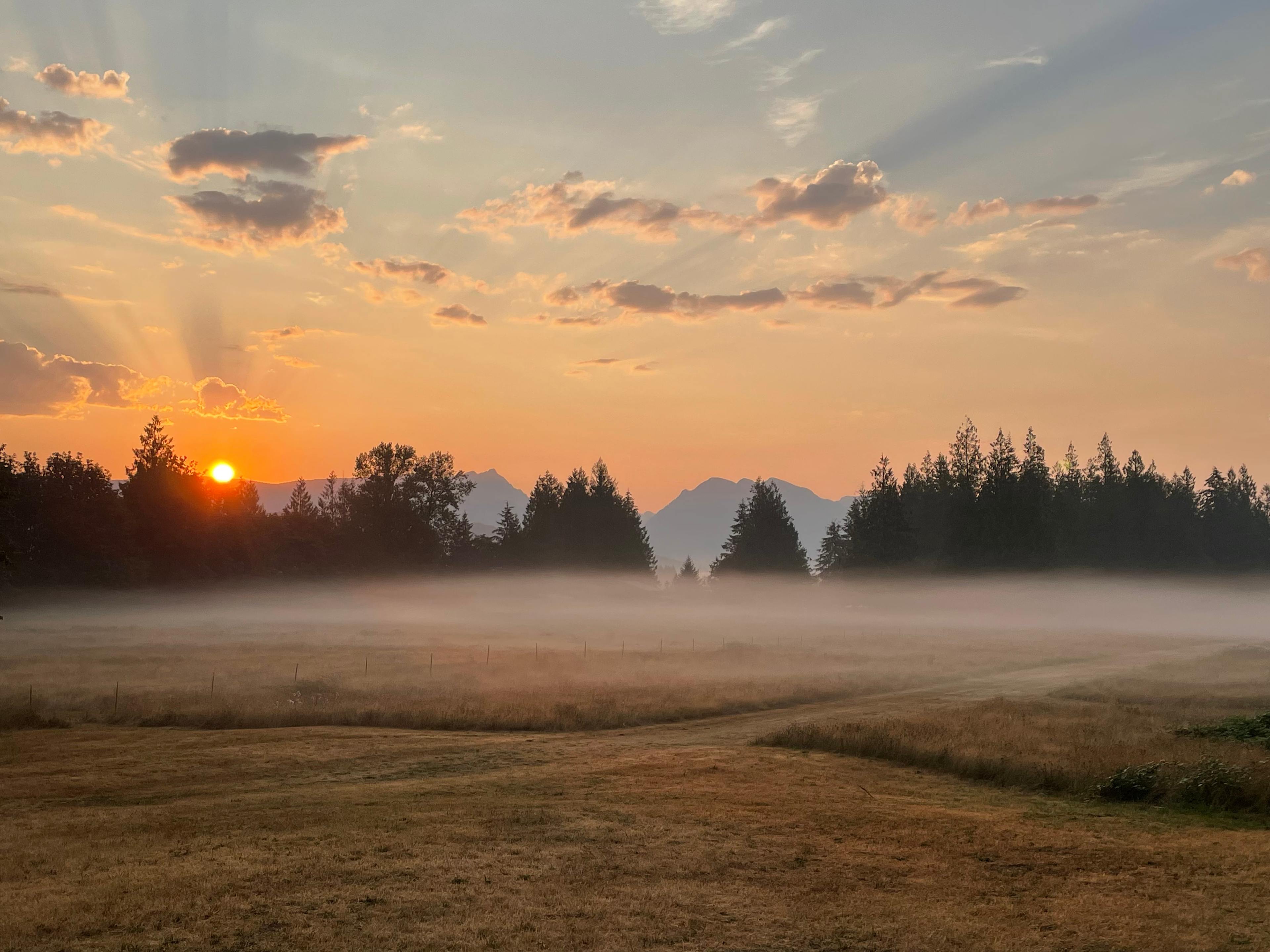 Sunrise from Landing Cove