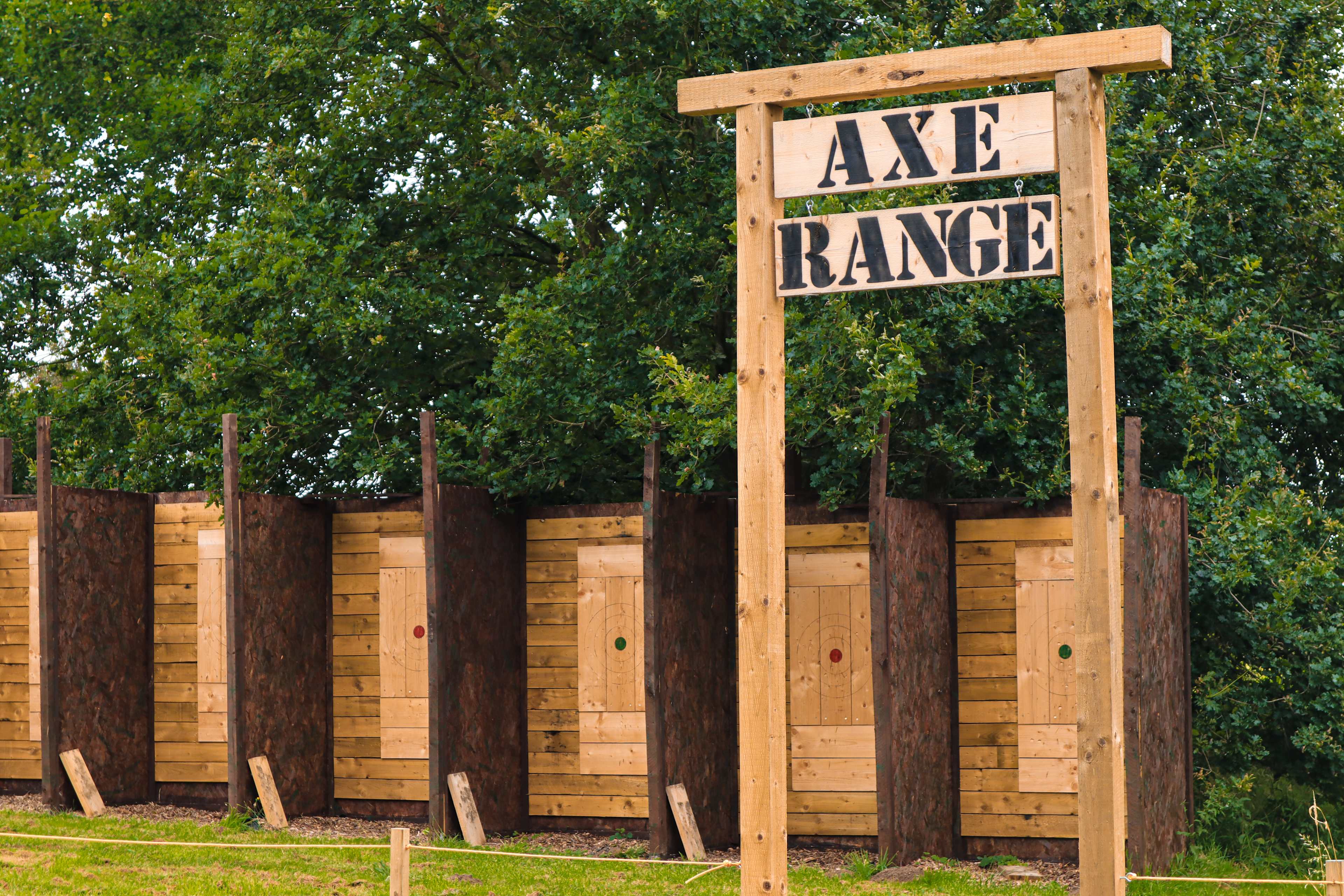 The newest addition of activities to the park! Axe throwing and archery