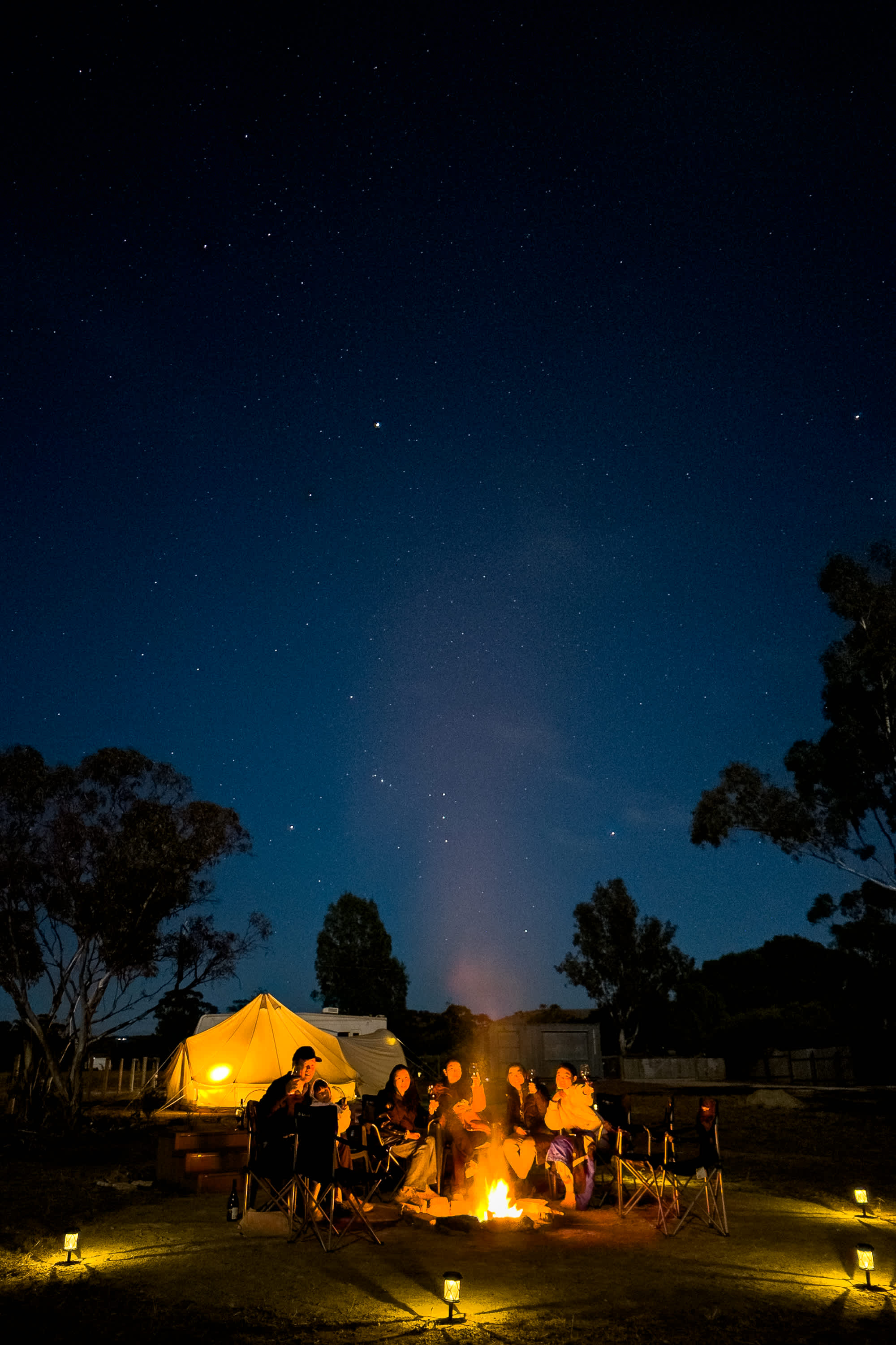 The Pink Lake Insta-Camp