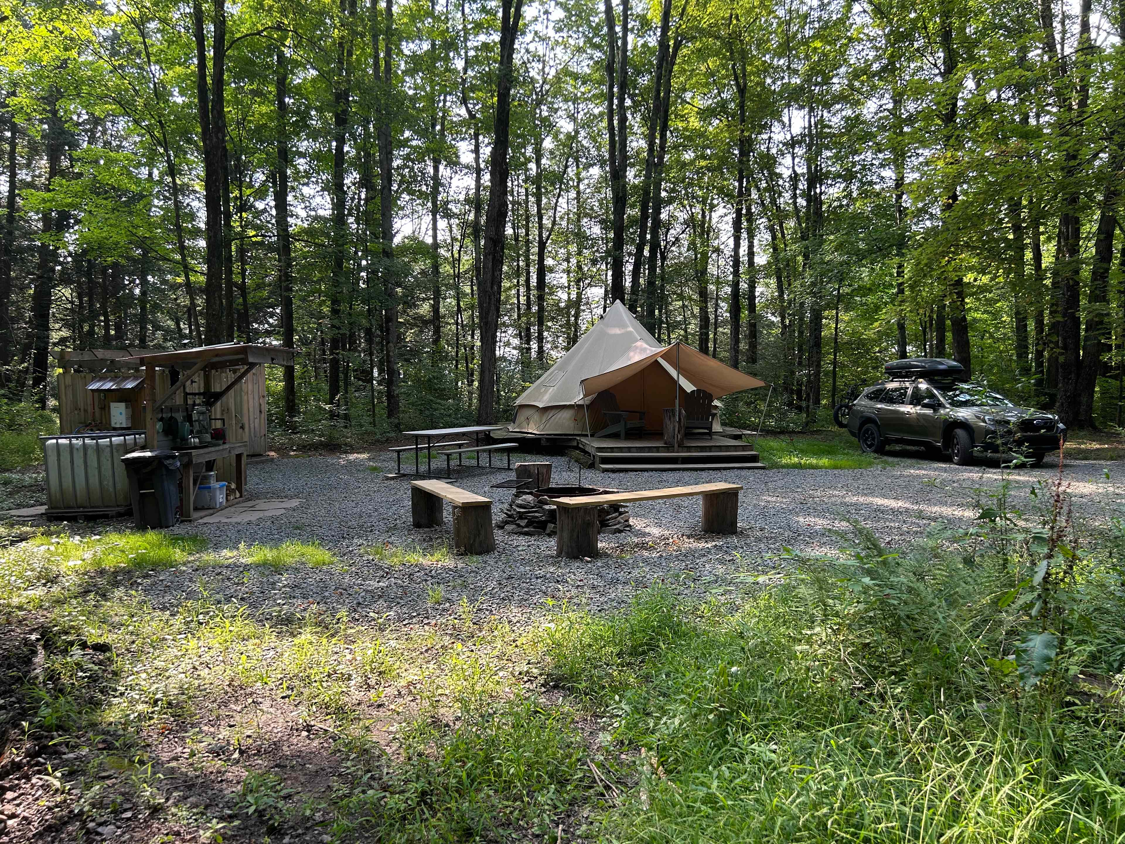 Canvas Private Glamping Yurt
