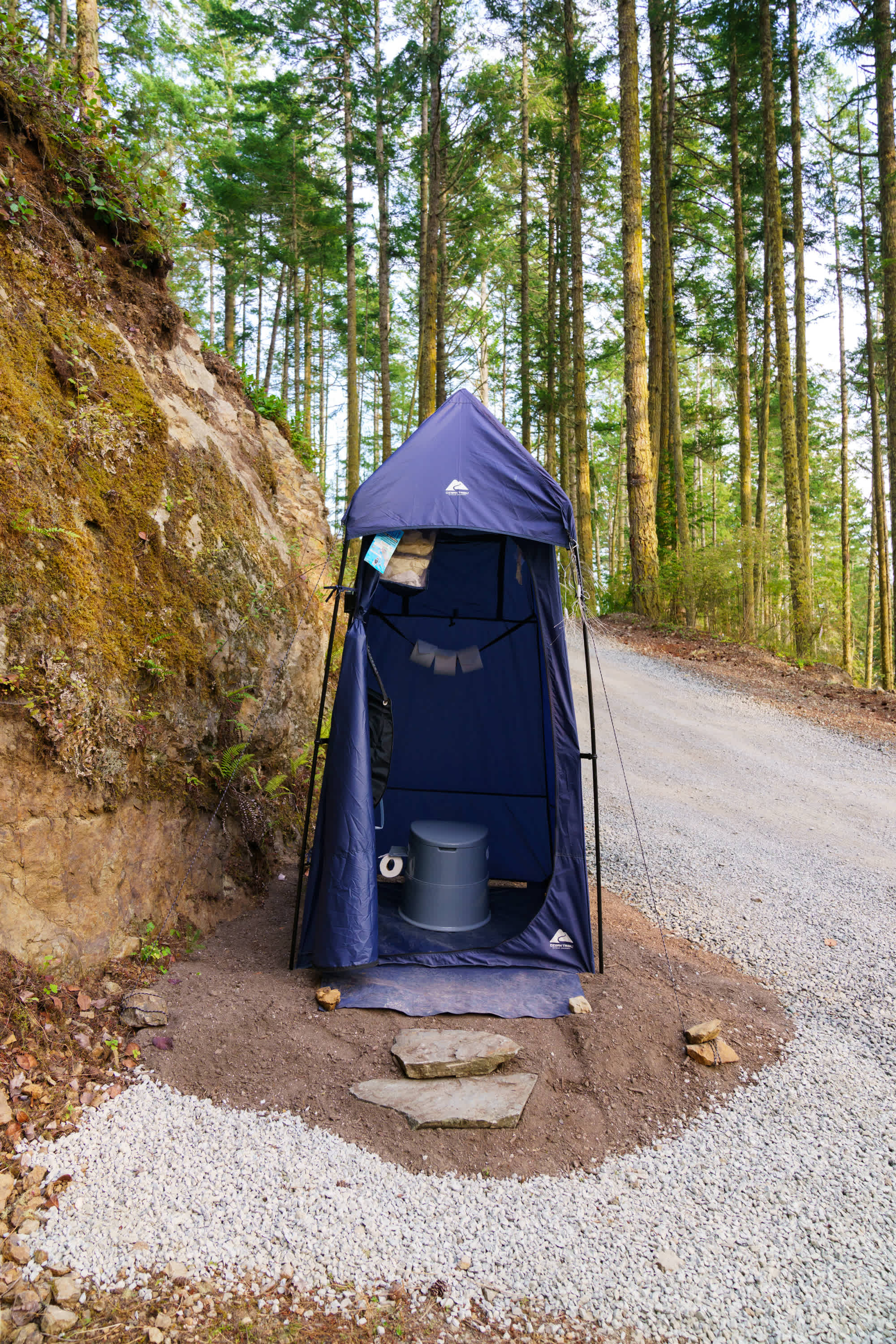 Our own private restroom area.