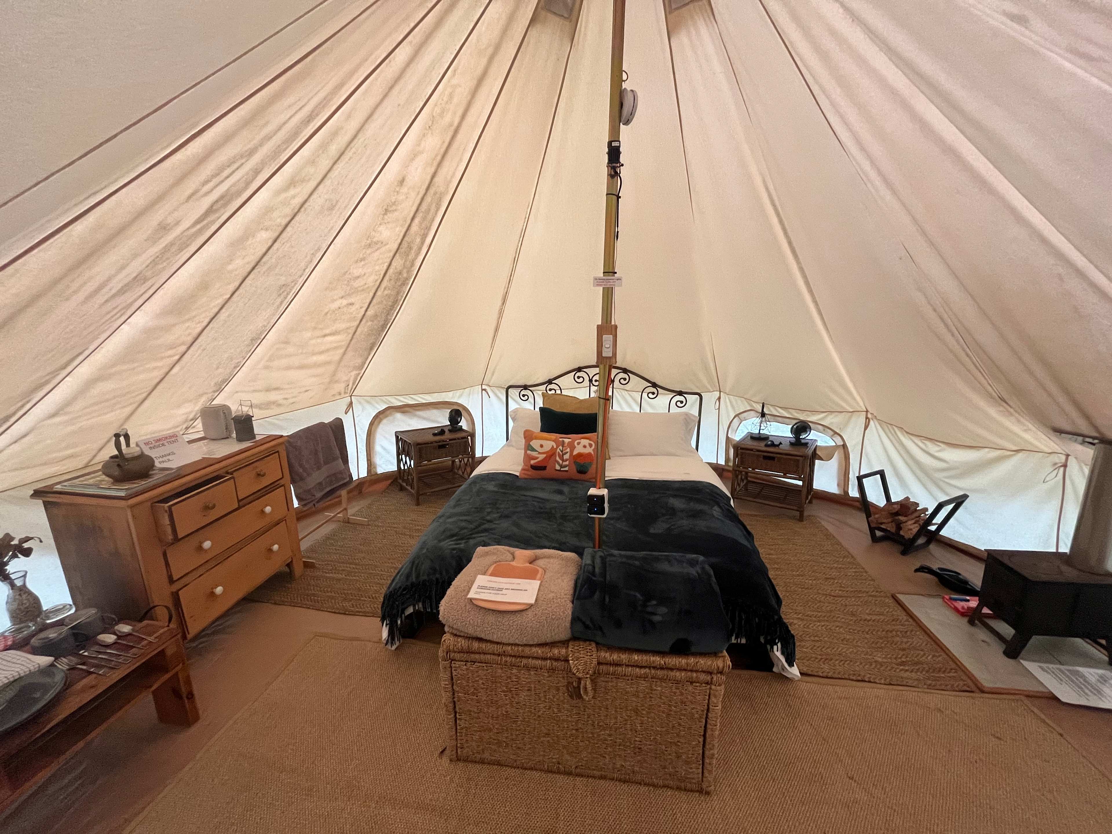 Glamping on a budget
