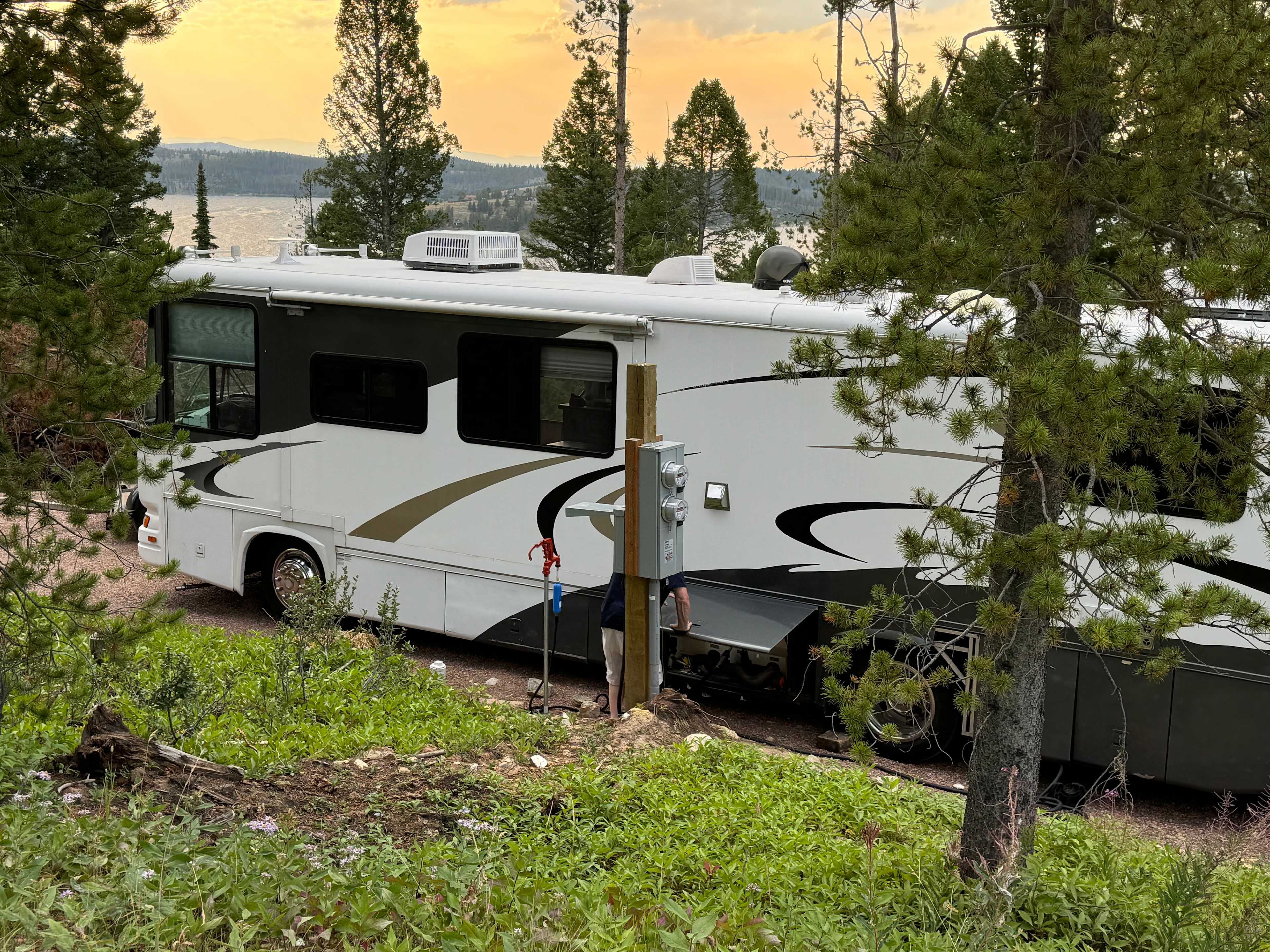 Sunset camp sites