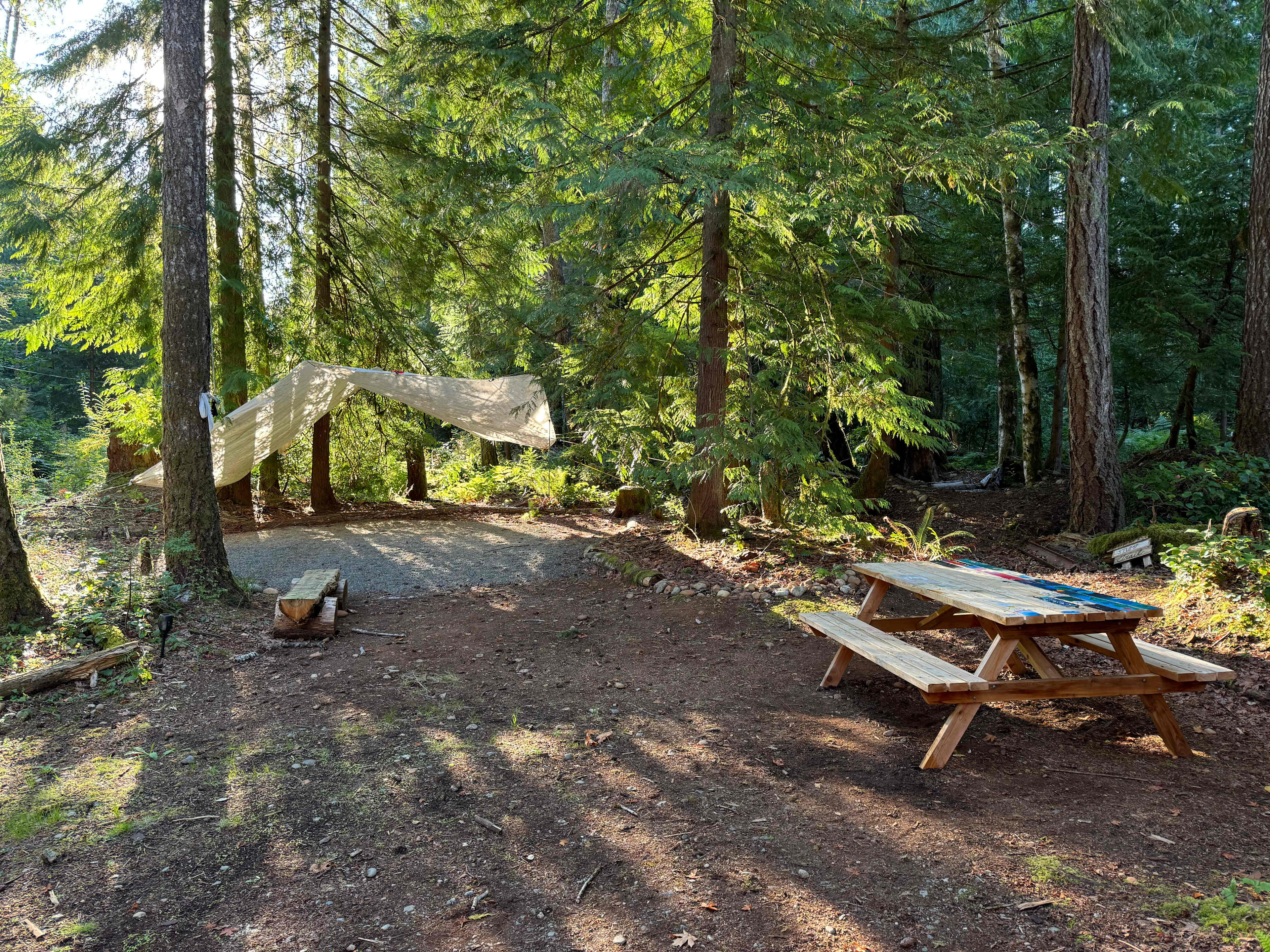 Our campsite.