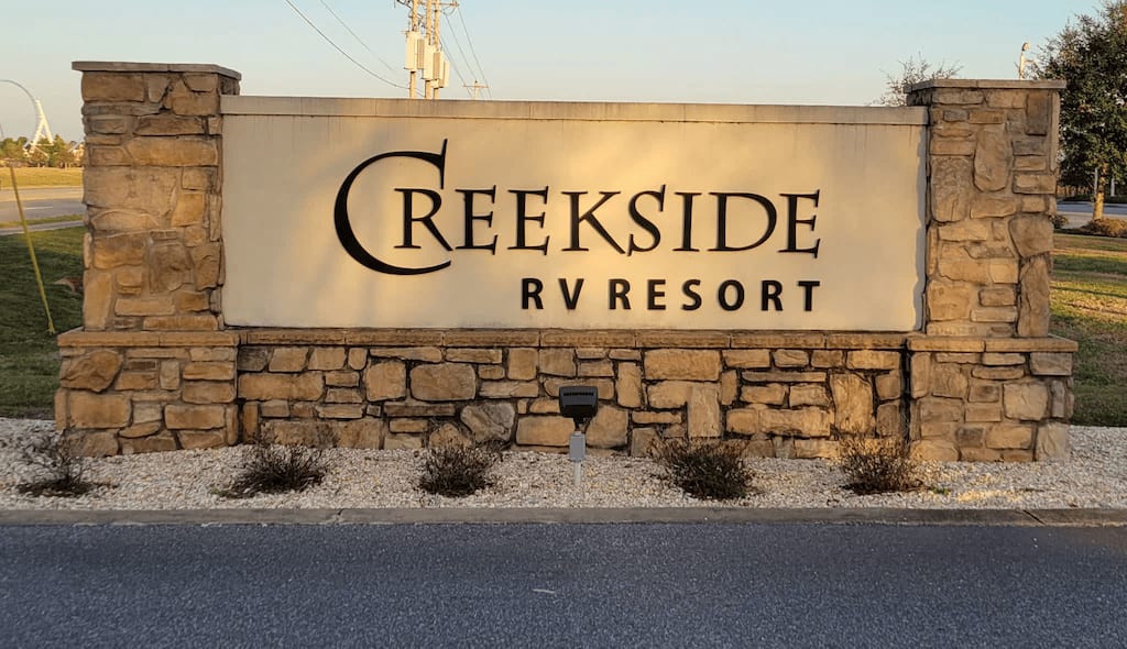 Creekside RV Resort Lot 60