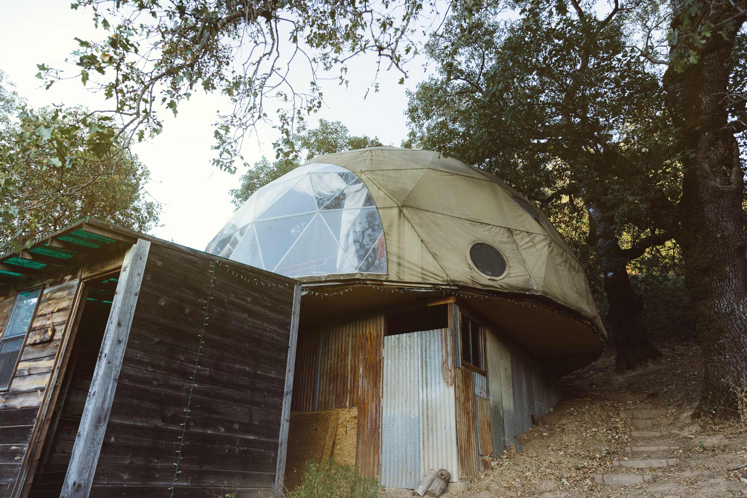 Dome perched on the hill