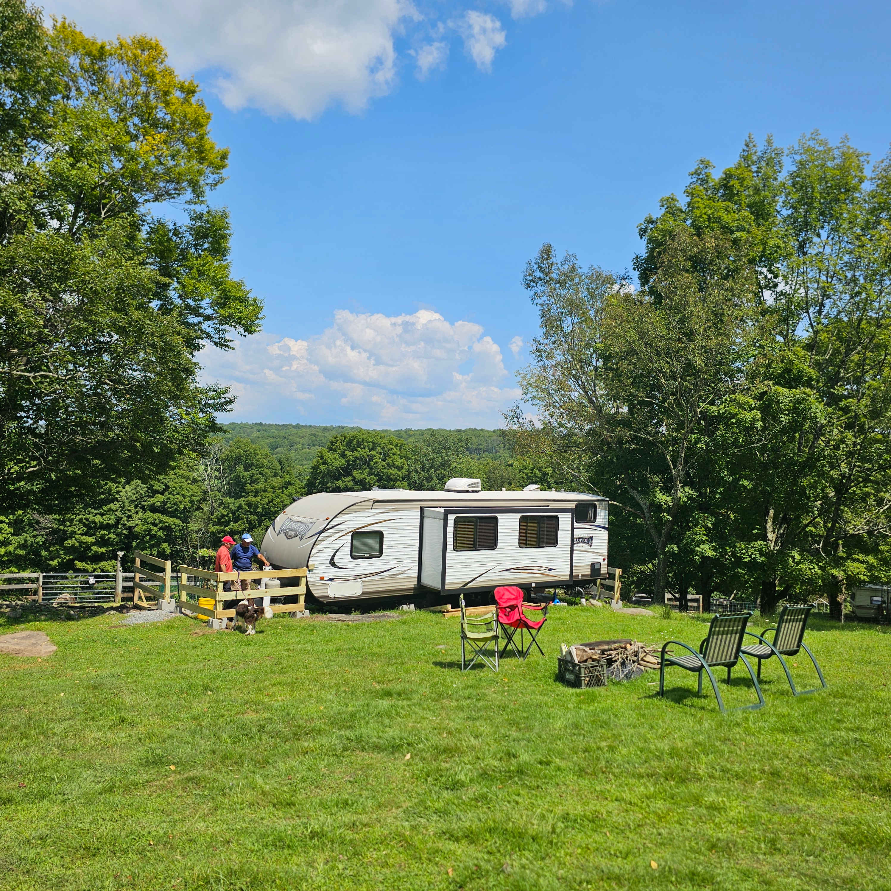 31'RV on Sheep farm 6 M from Bethel
