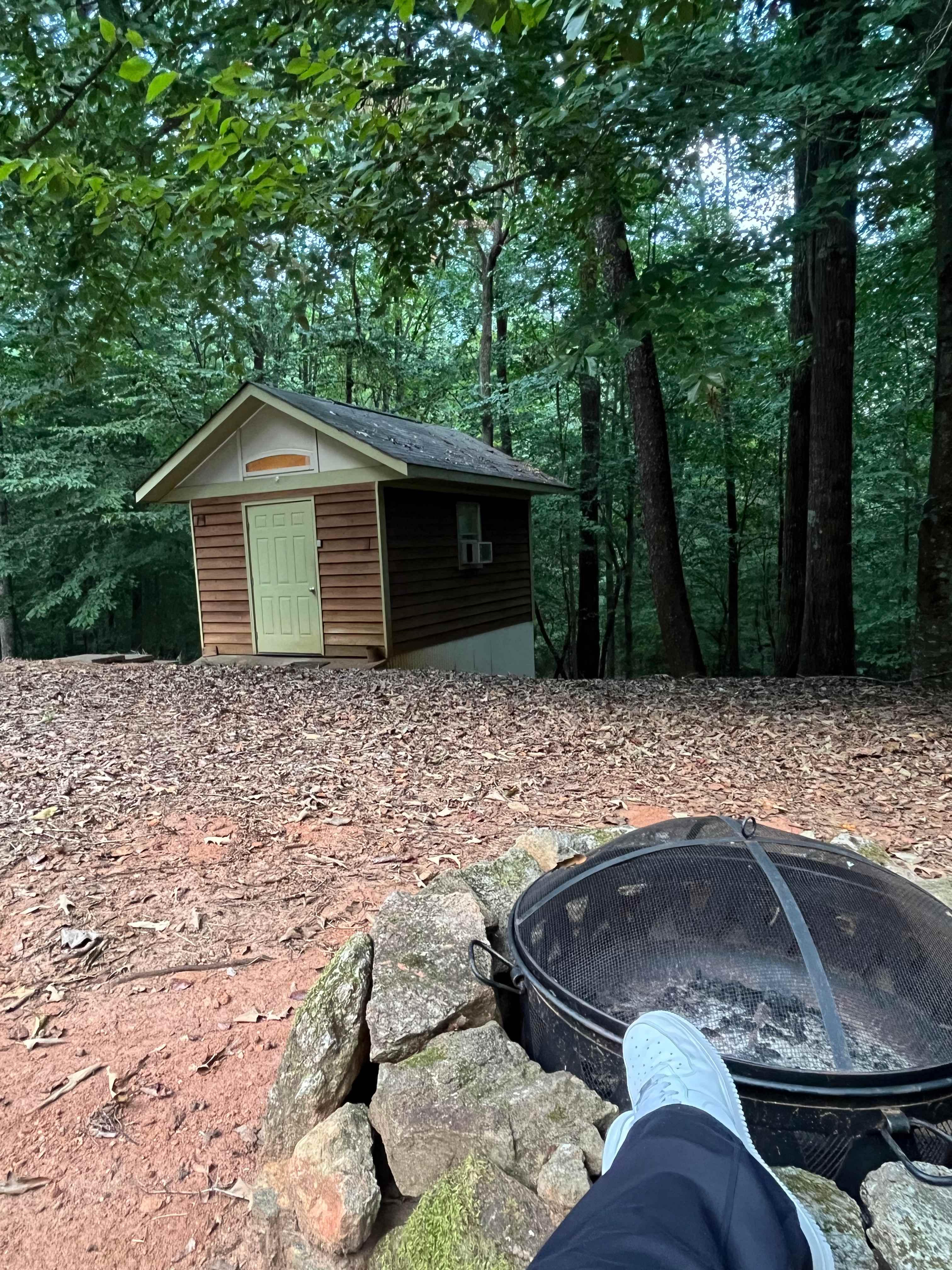Outside the cabin