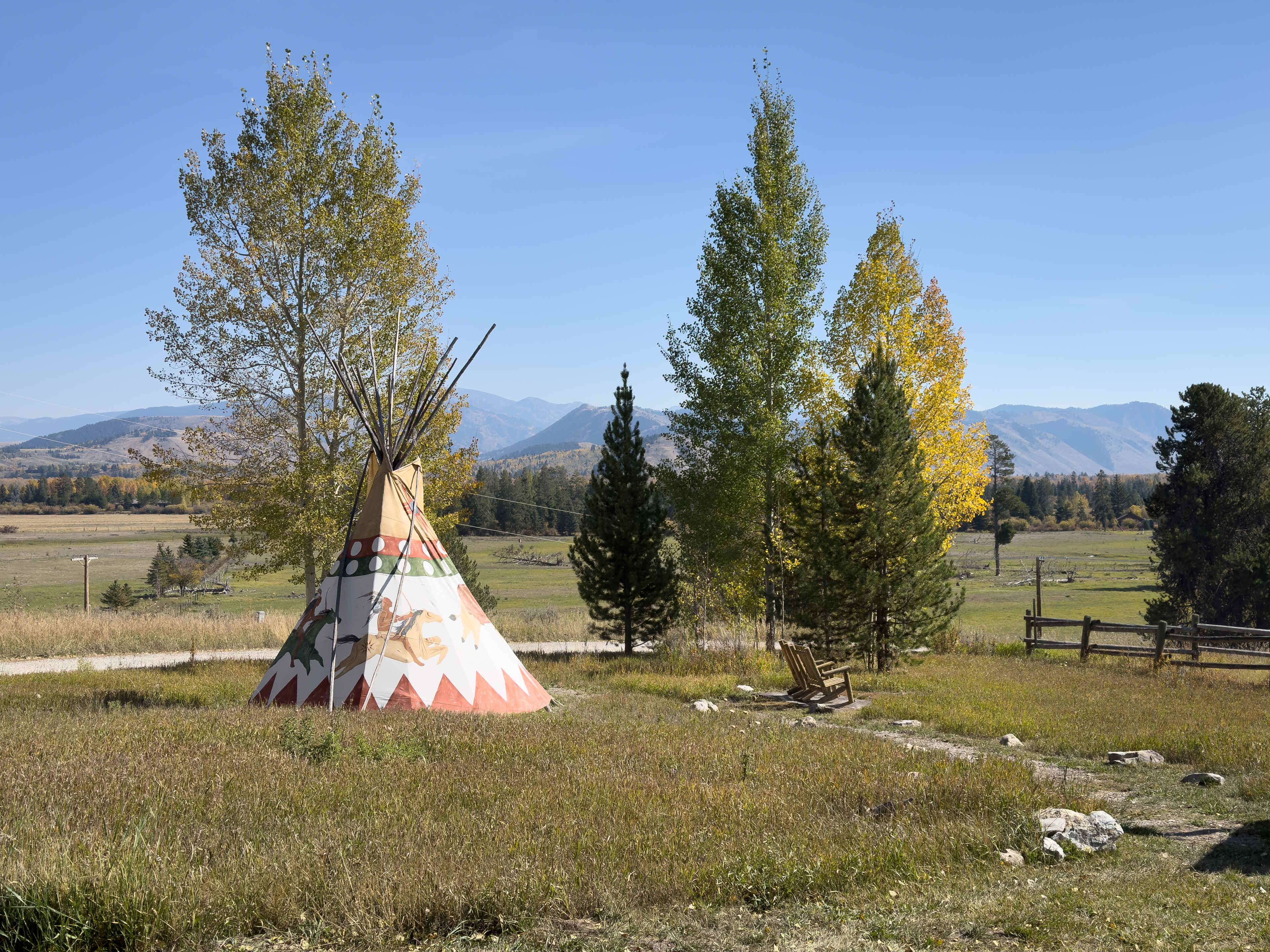 Teton Painted Tipi