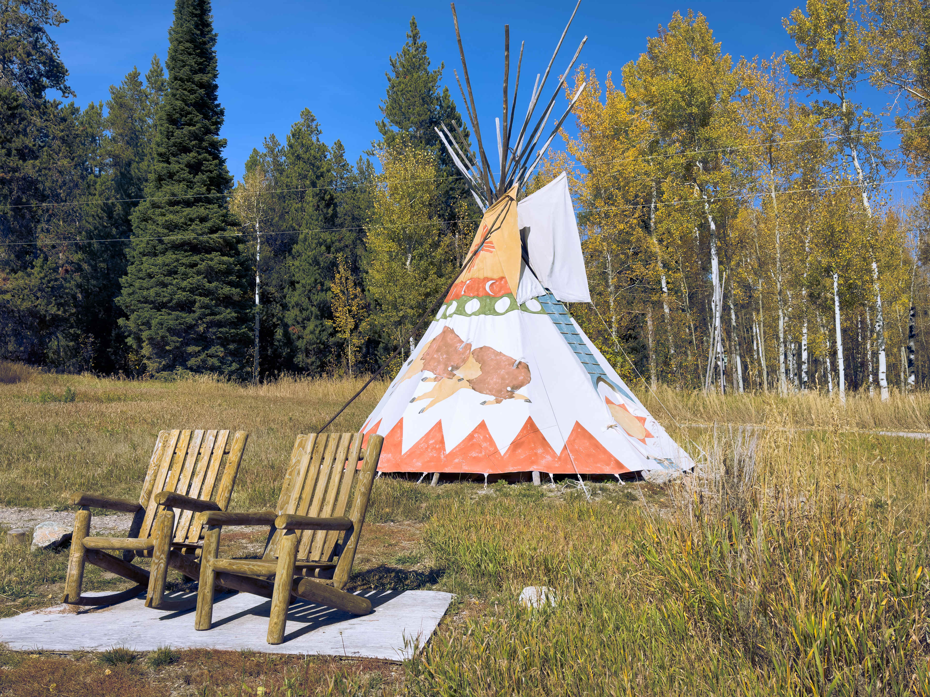 Teton Painted Tipi