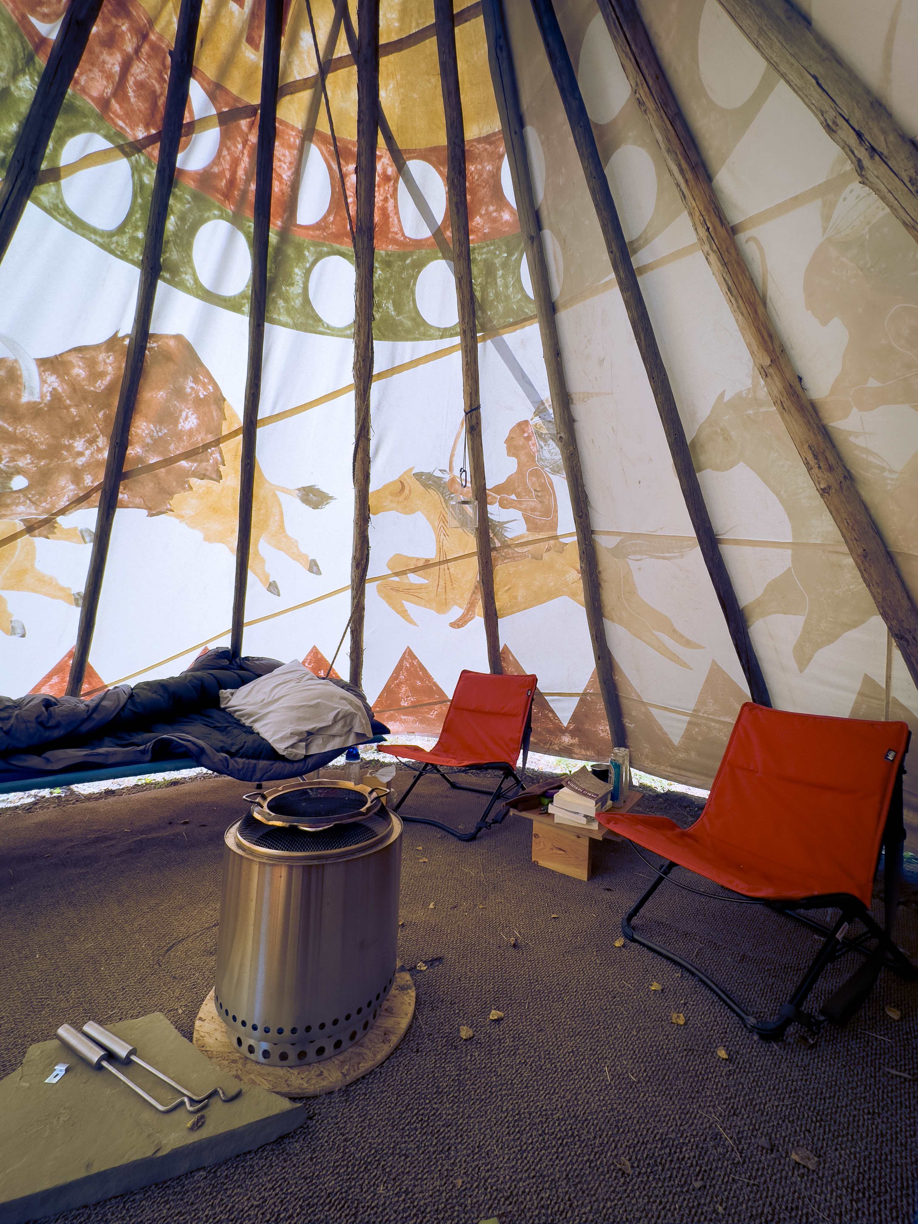 Teton Painted Tipi