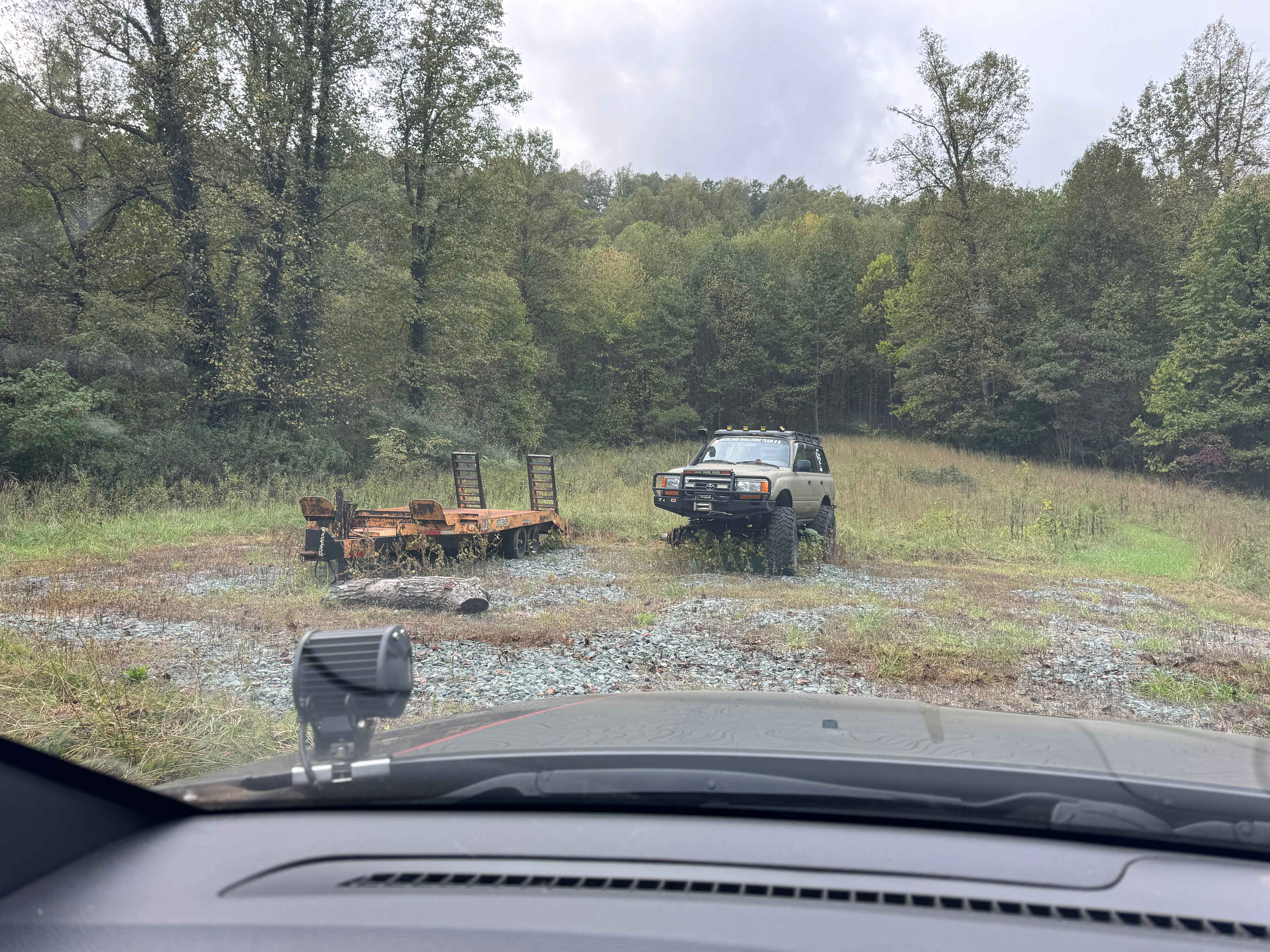 This was the gravel pad for trailers 