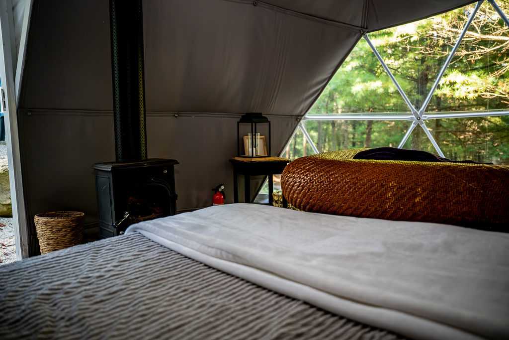 Glamping with the Wild Horses