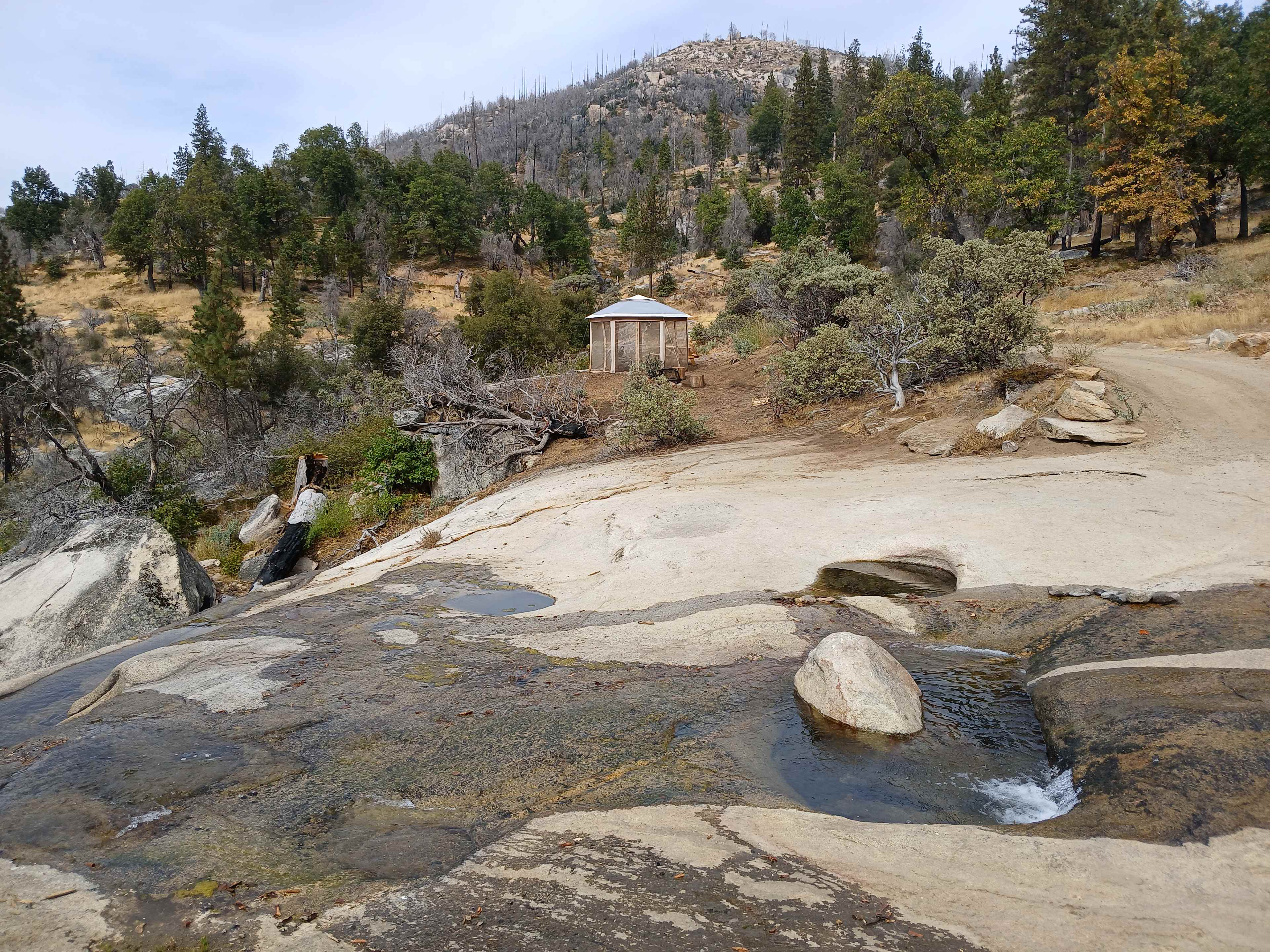 Upper Falls. Not alot of tent space but a great view.  You can actually see two very big waterfalls from this area.