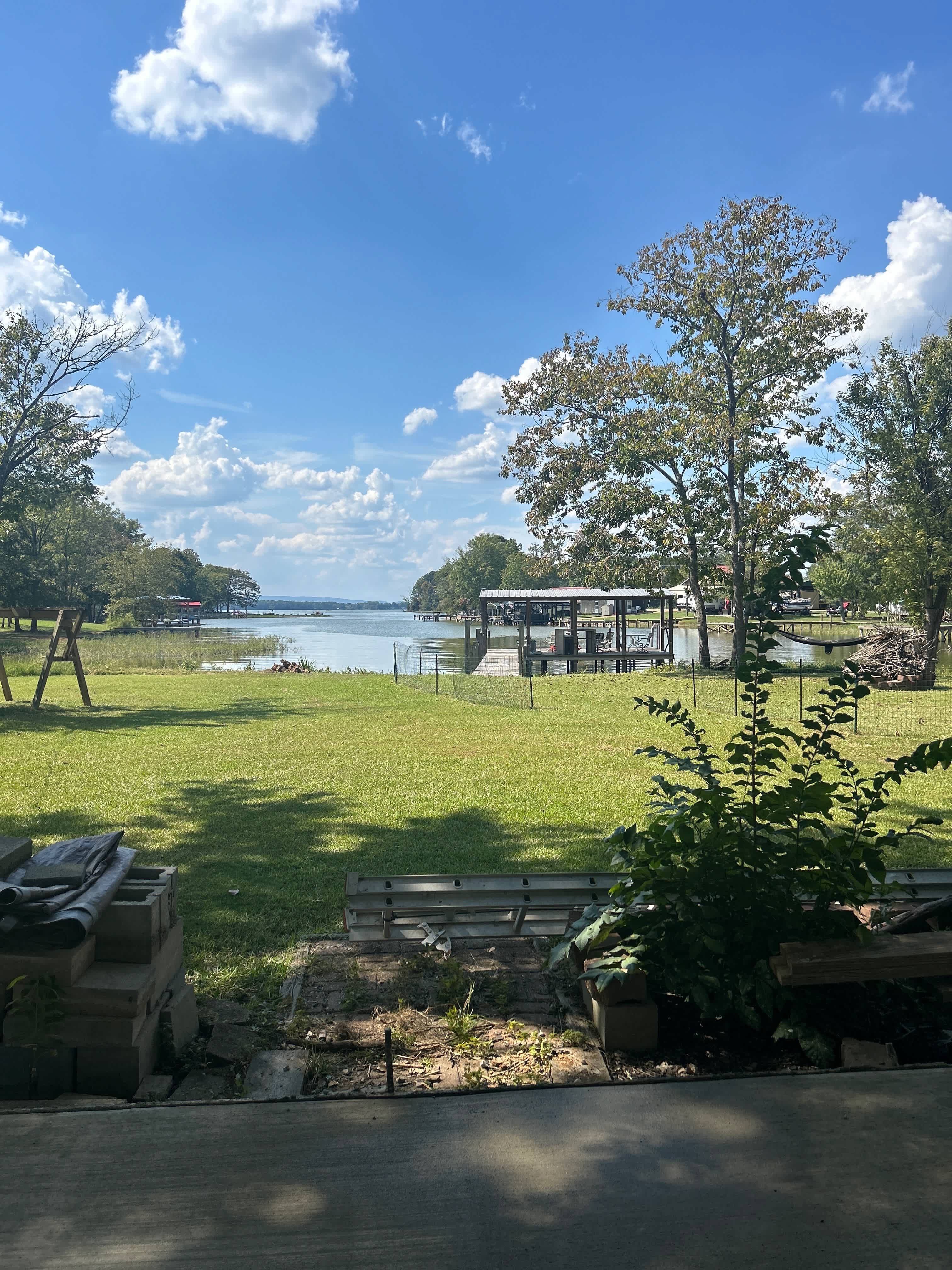 Dock on property