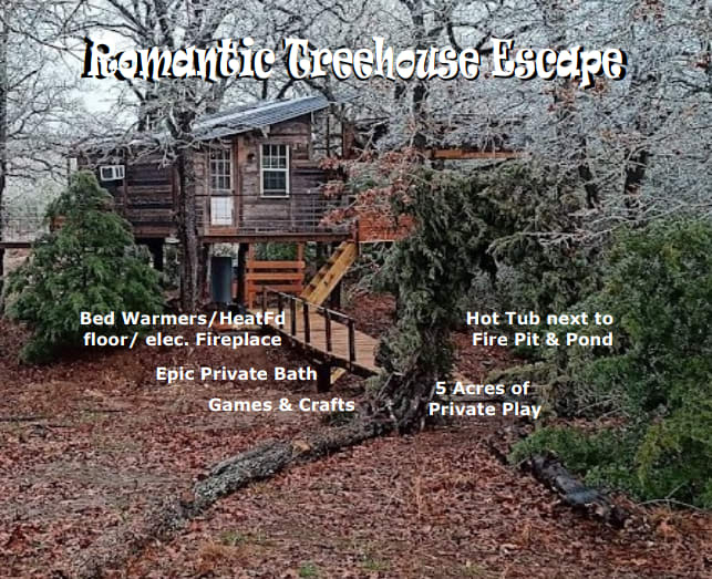 Secluded Treehouse/AC, Real Privacy