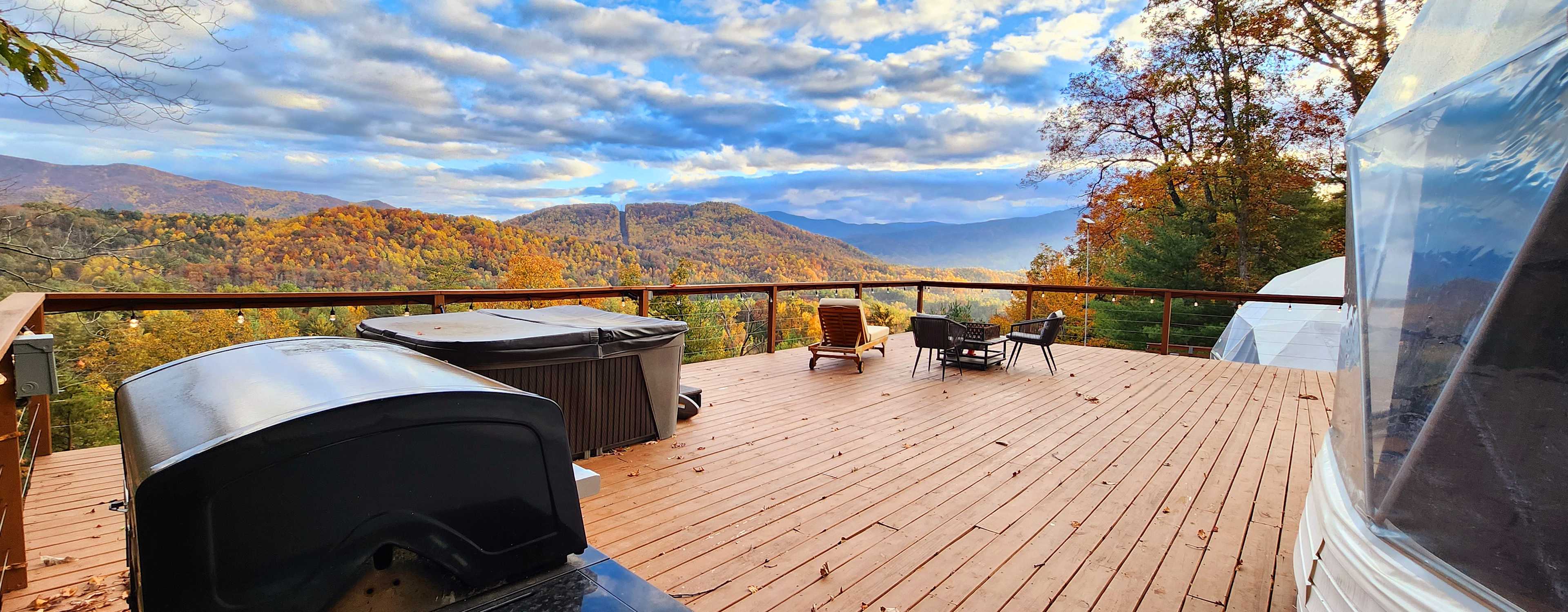 Contrast Cove Glamping Dome