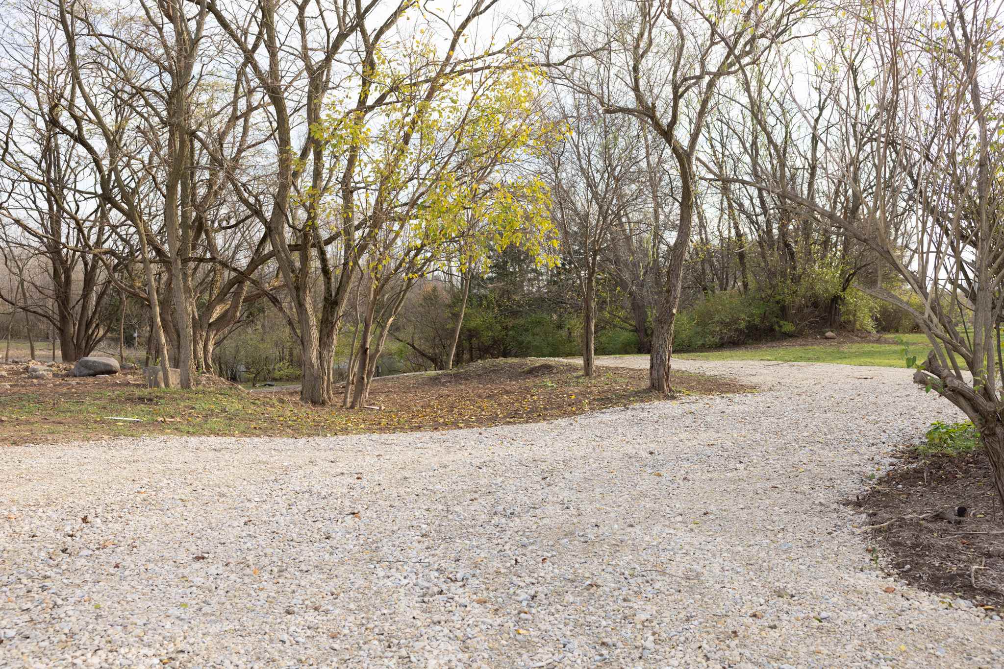 Cattail Springs Overlook hilltop campsite is located on a nine-acre property with five-acre spring-fed pond.
