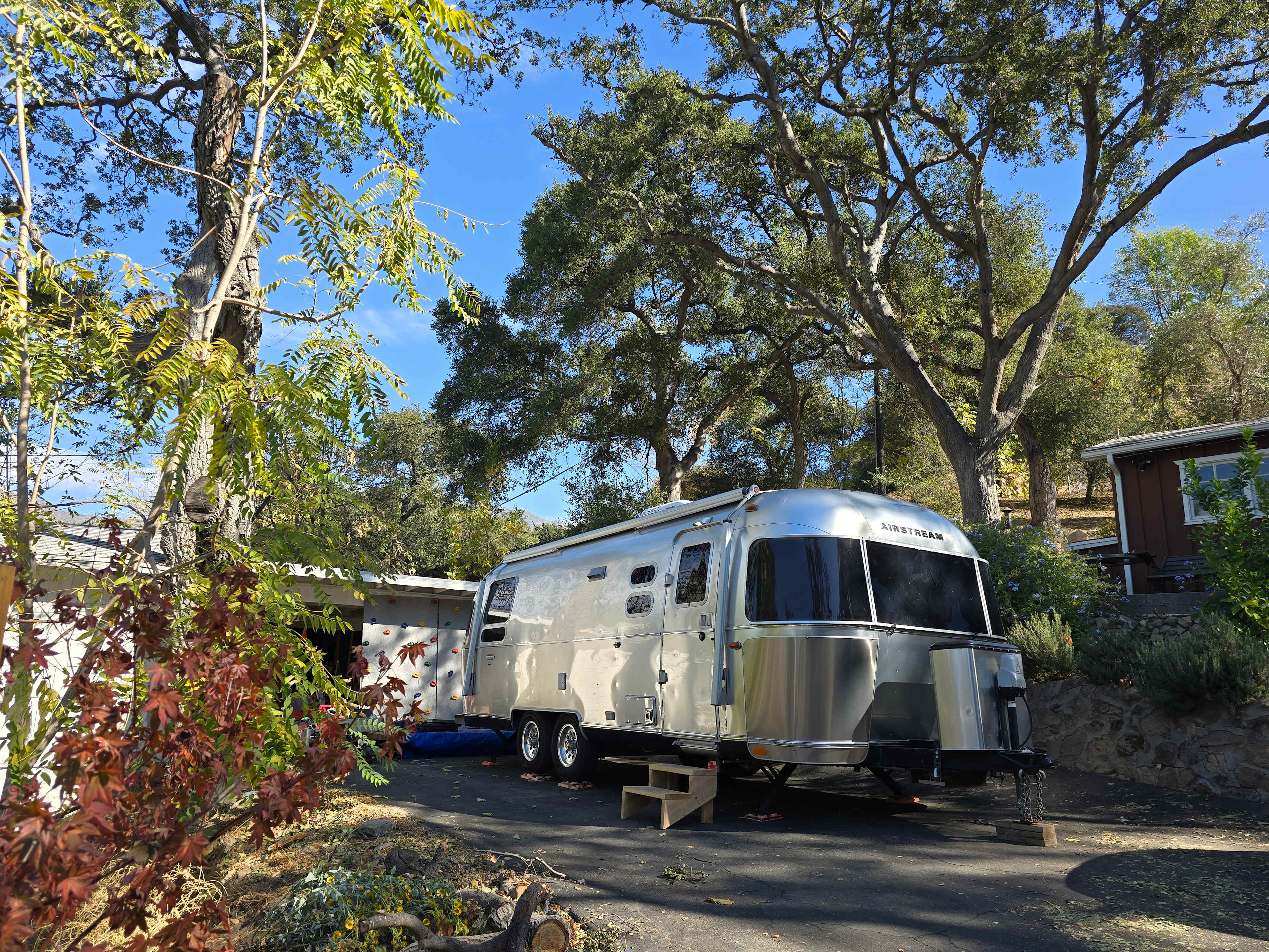 Airstream in Angeles Foothills