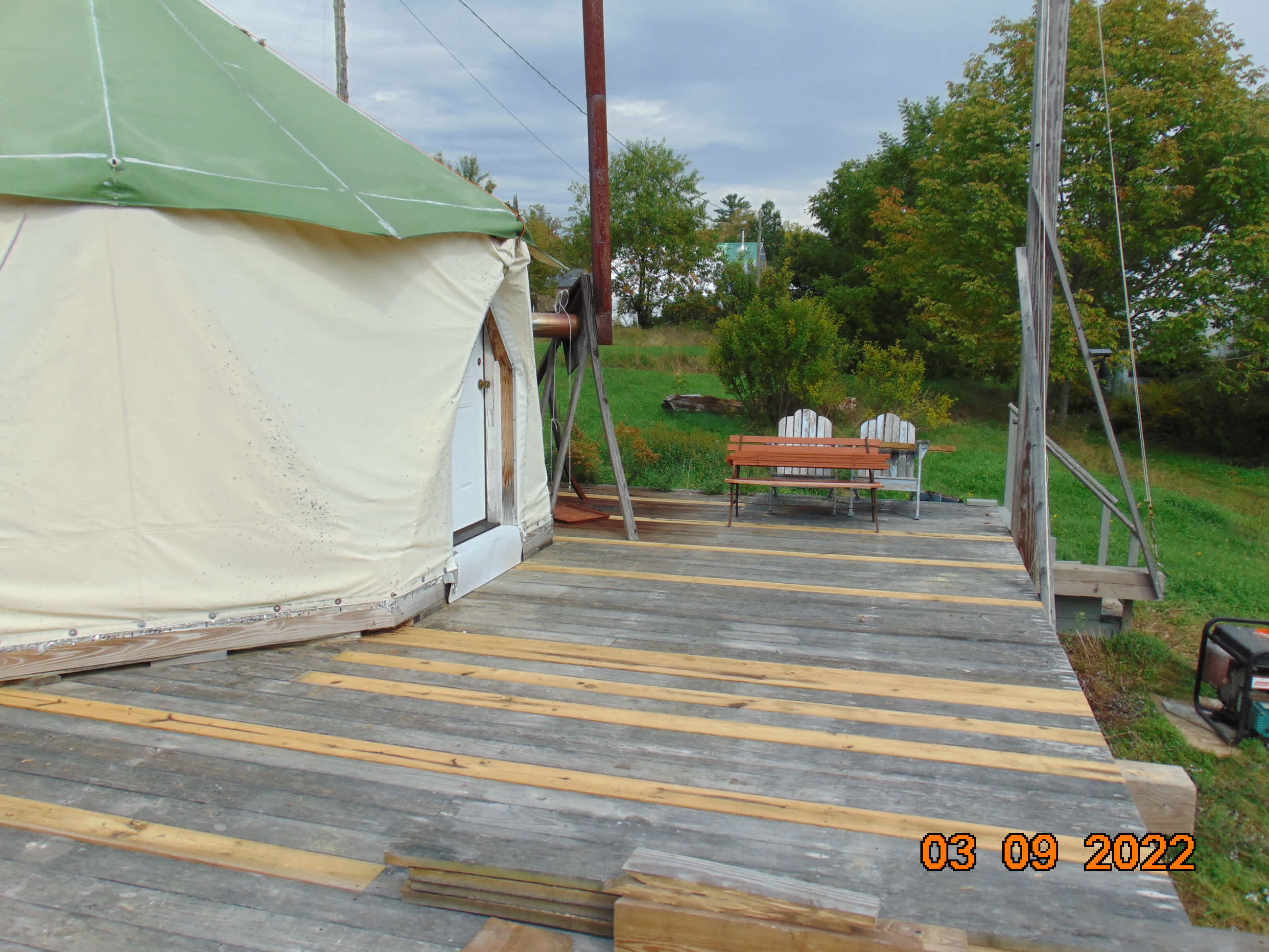 Marai Yurt/yome on spacious platform