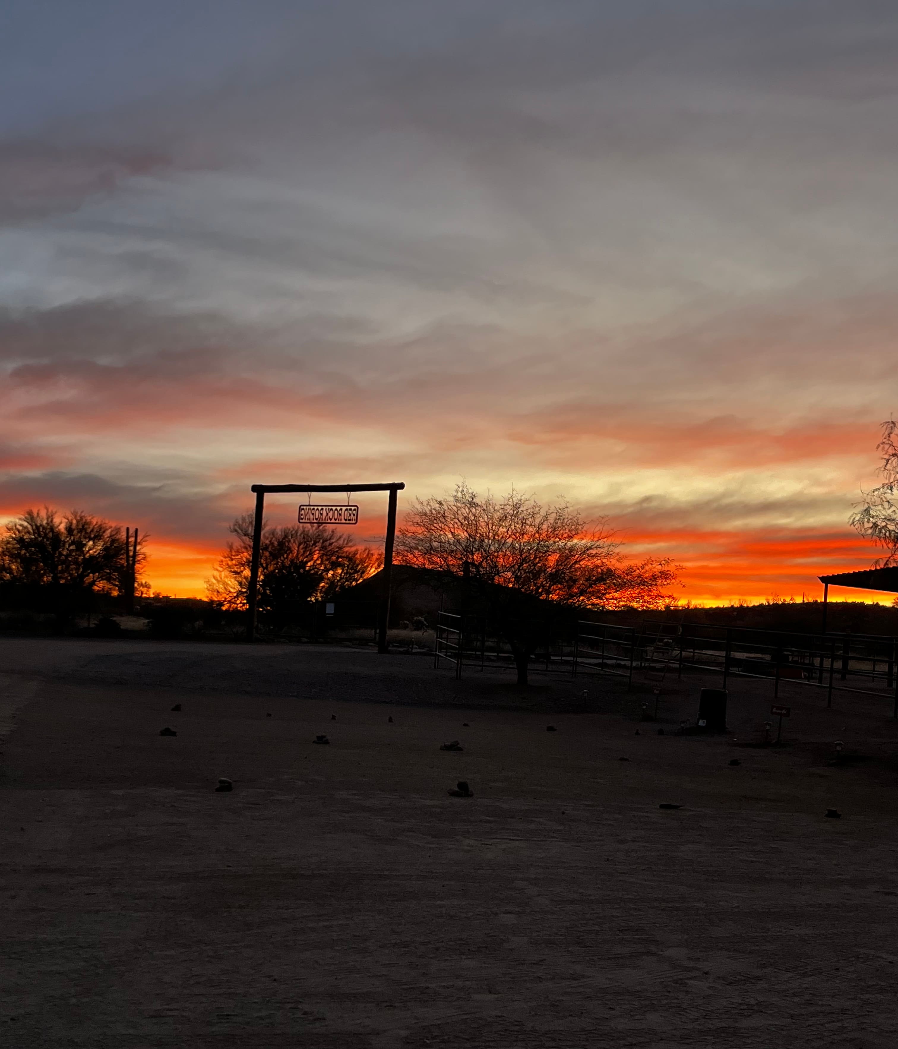 Another beautiful sunrise at Red Rock Roping
