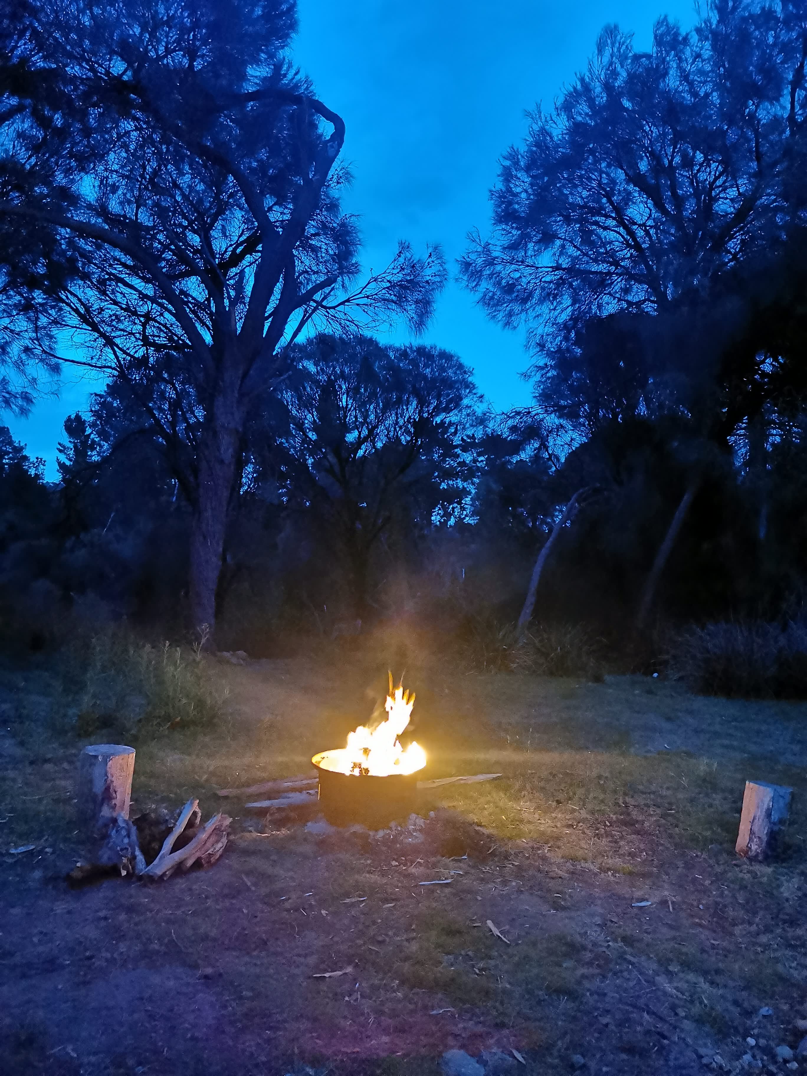 Moet by the fire for NY