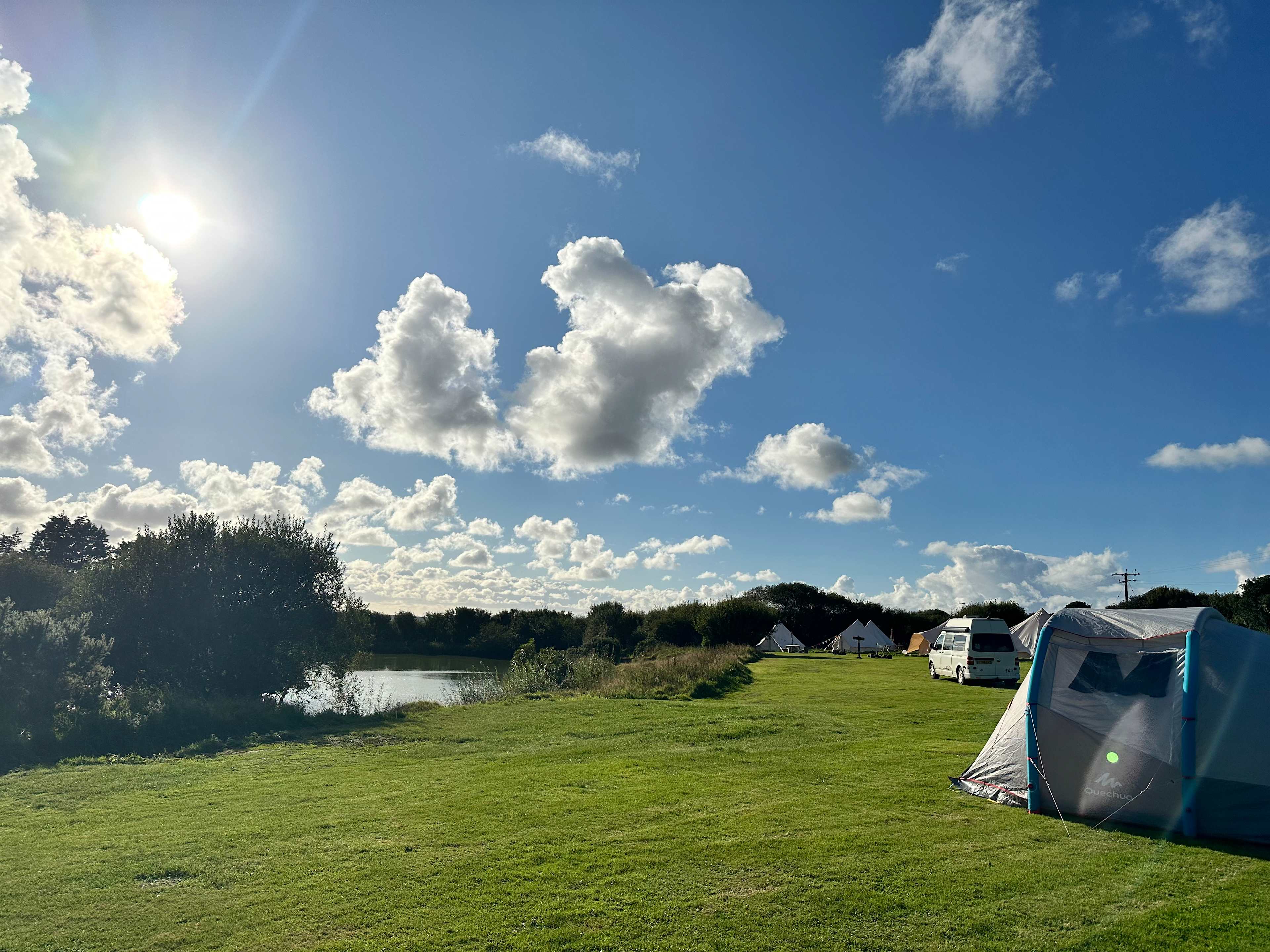 Tregonetha Lake Camping & Glamping