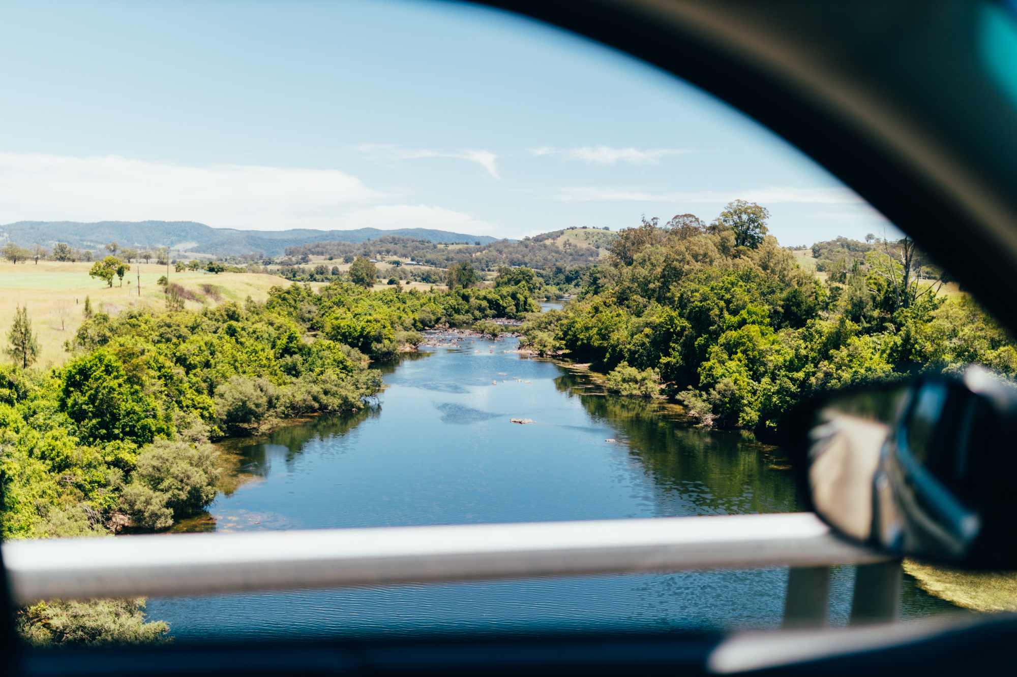 Bridge over Manning river on the way 
