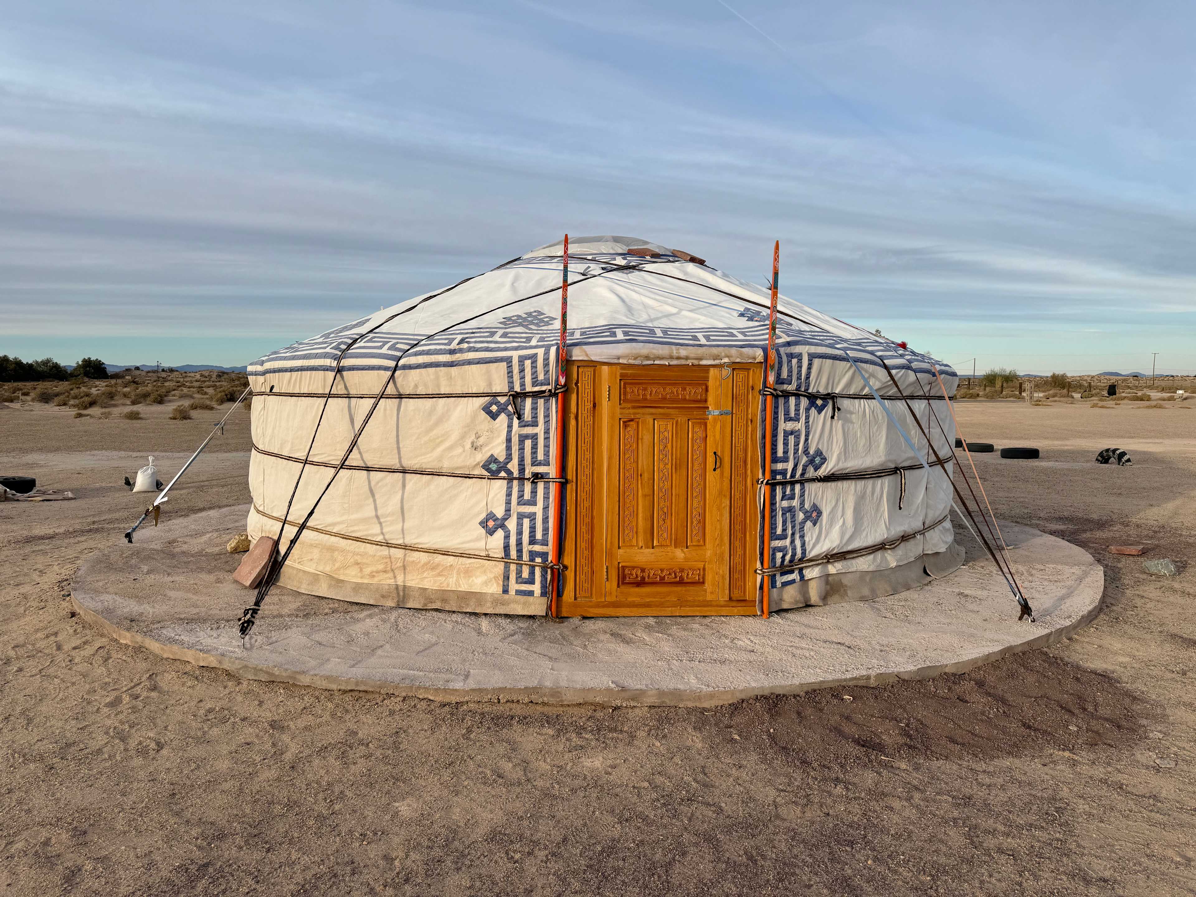 Nomadic style yurt
