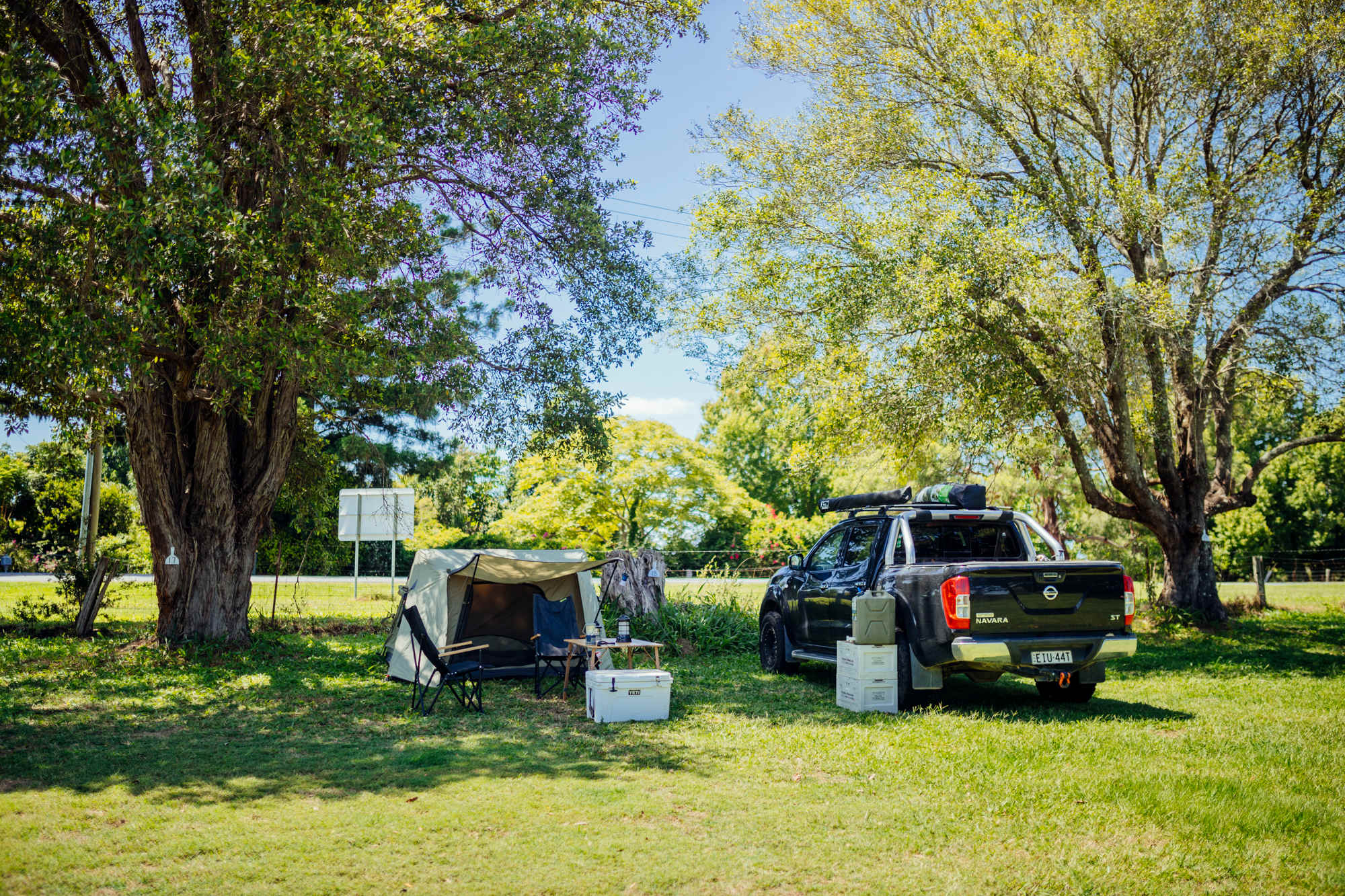 camp setup