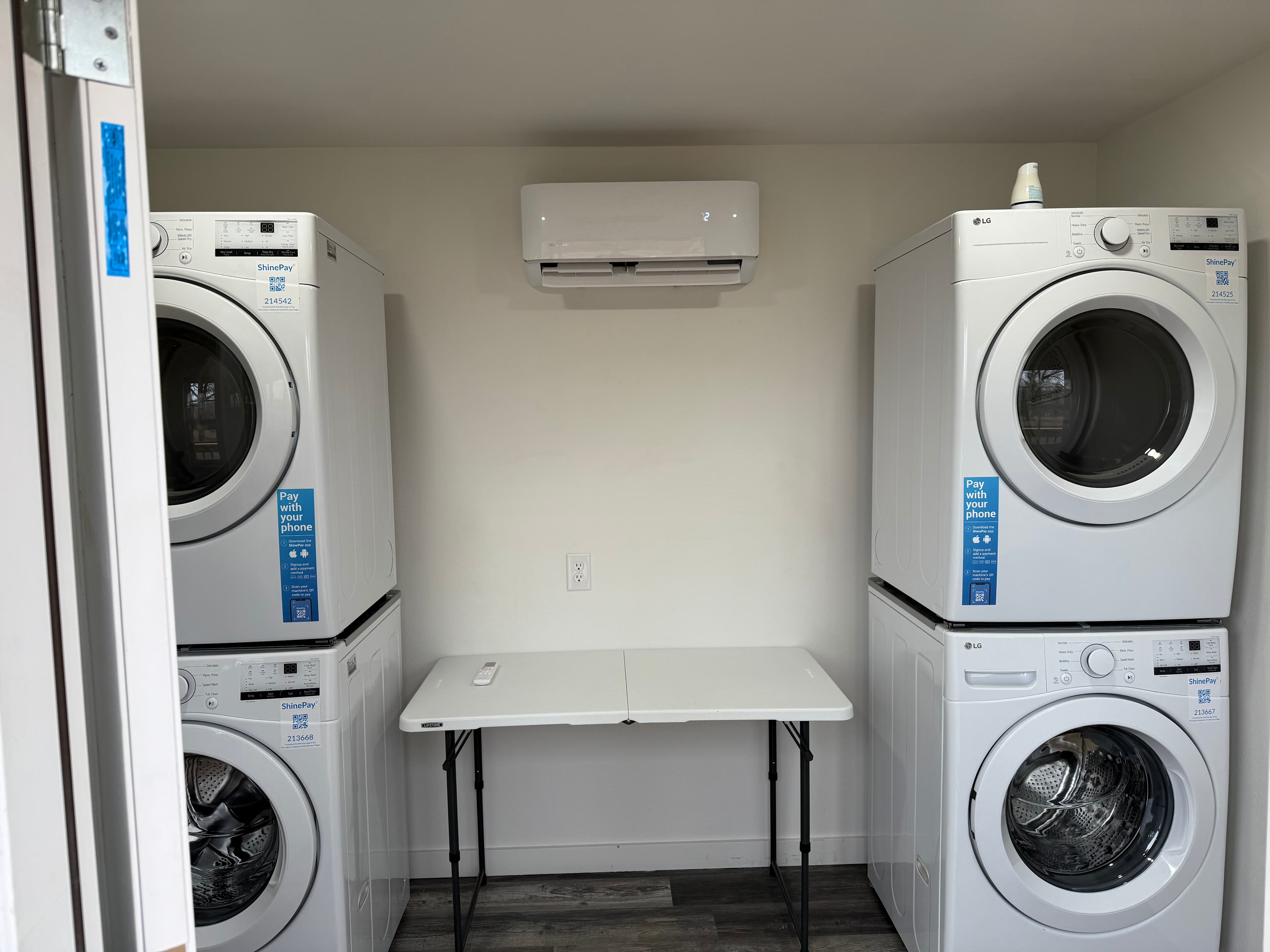 App operated laundry