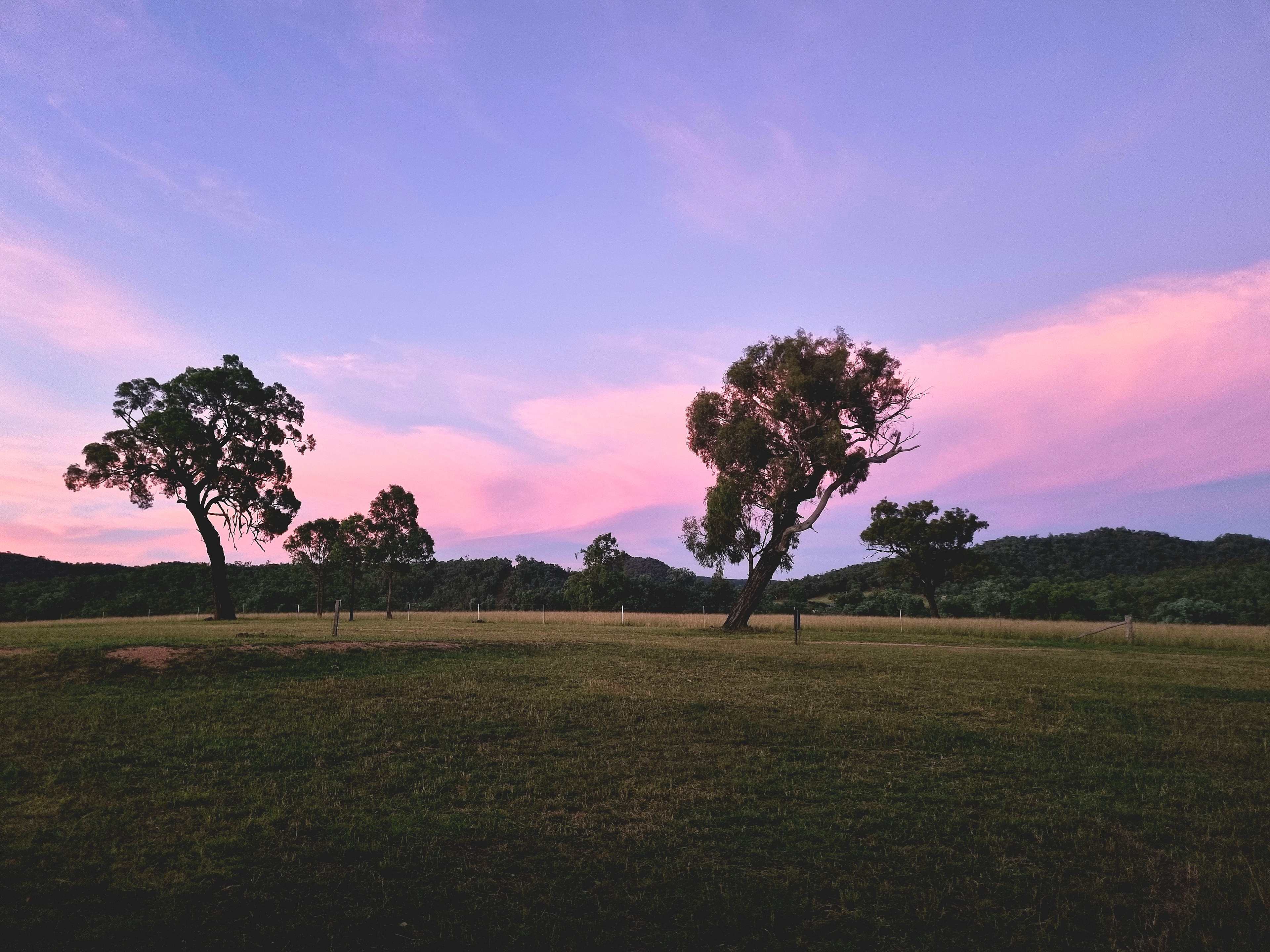 Sunset from site 7.