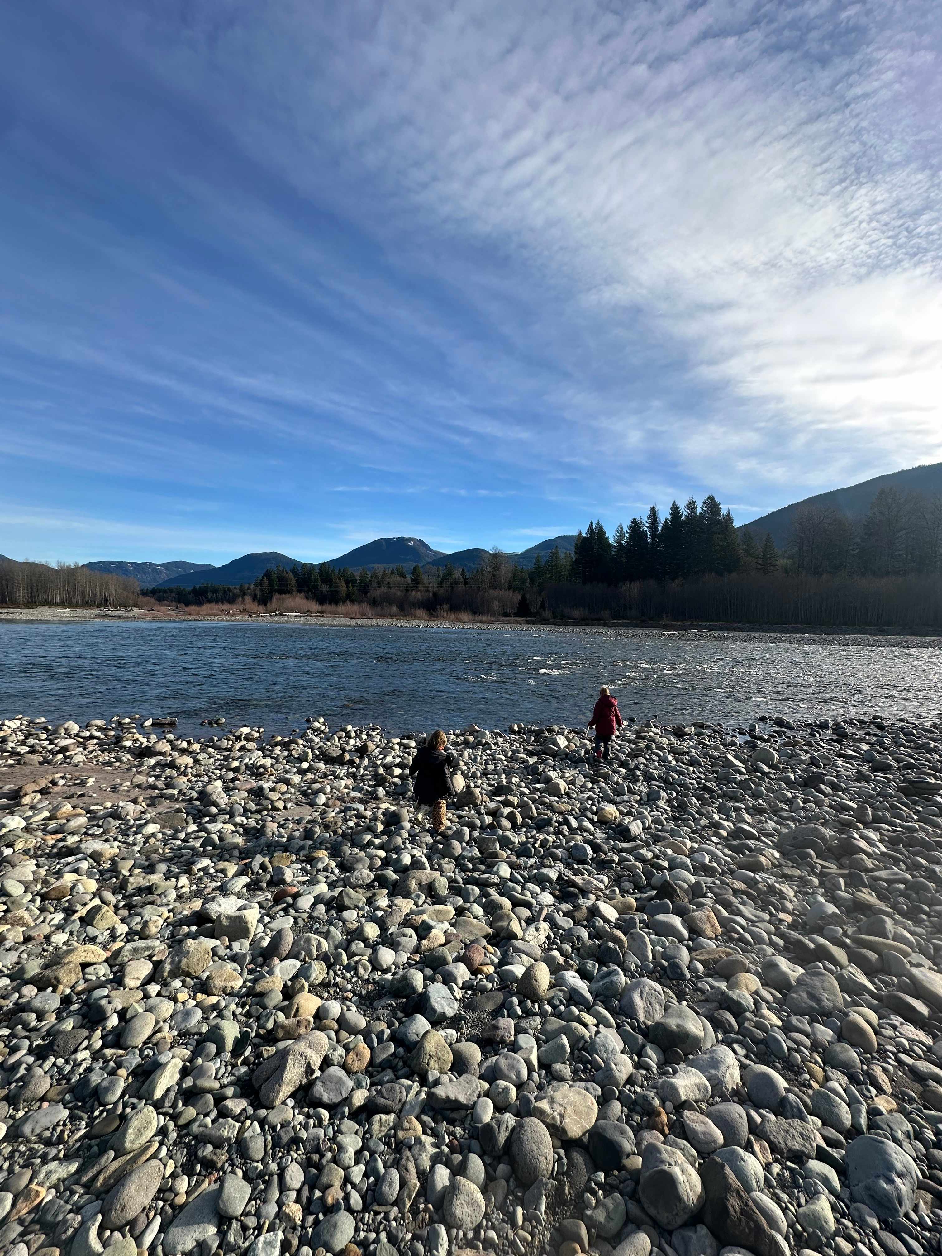 On the River by Mt Rainier- 2 in 1!