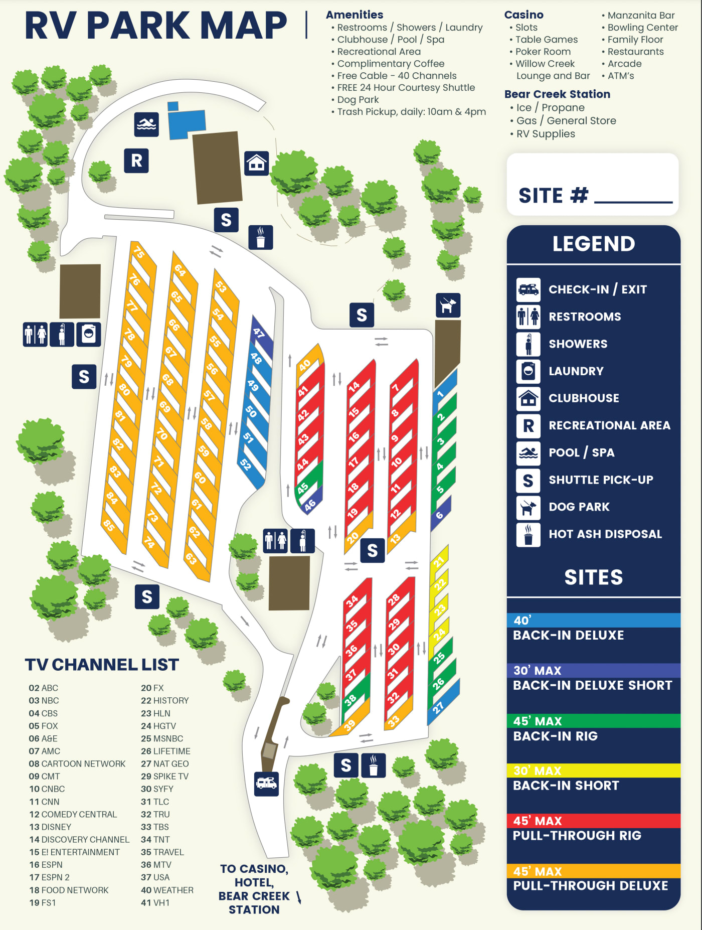 The RV Park at Black Oak Casino Resort
