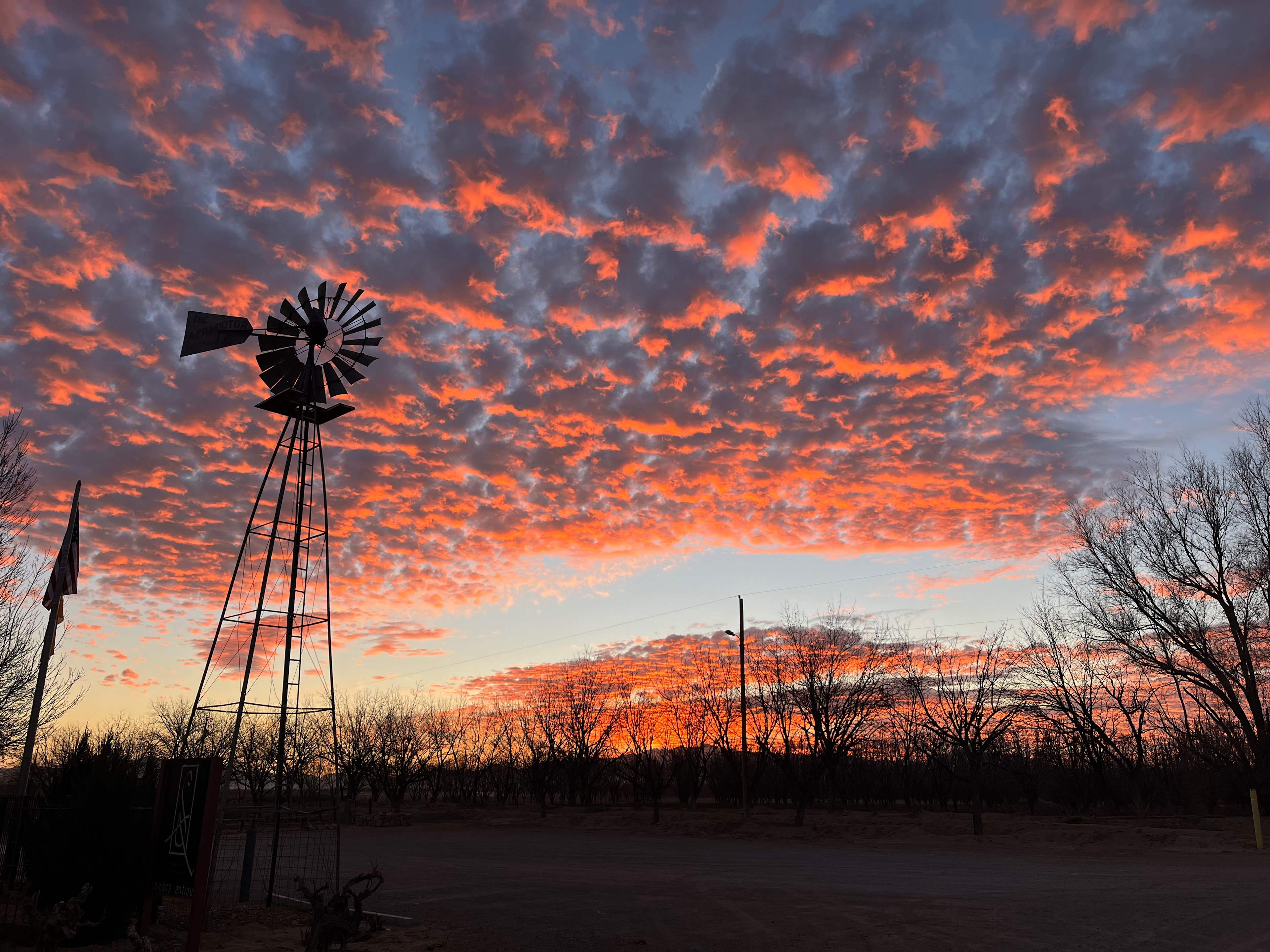 Beautiful sunrise at La Vina.
