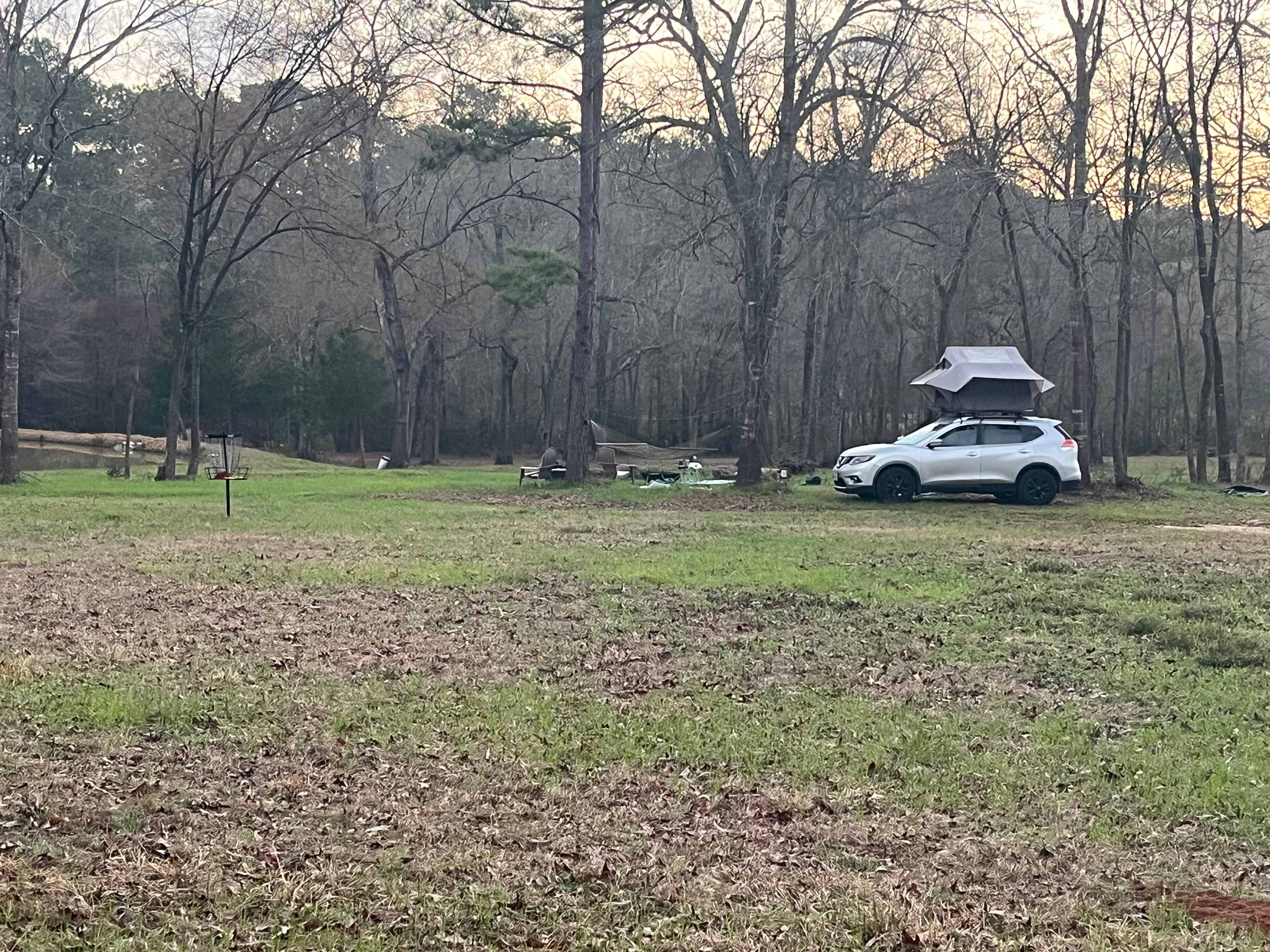 This is just 1/4 of the land, pull right up to your camping spot. 