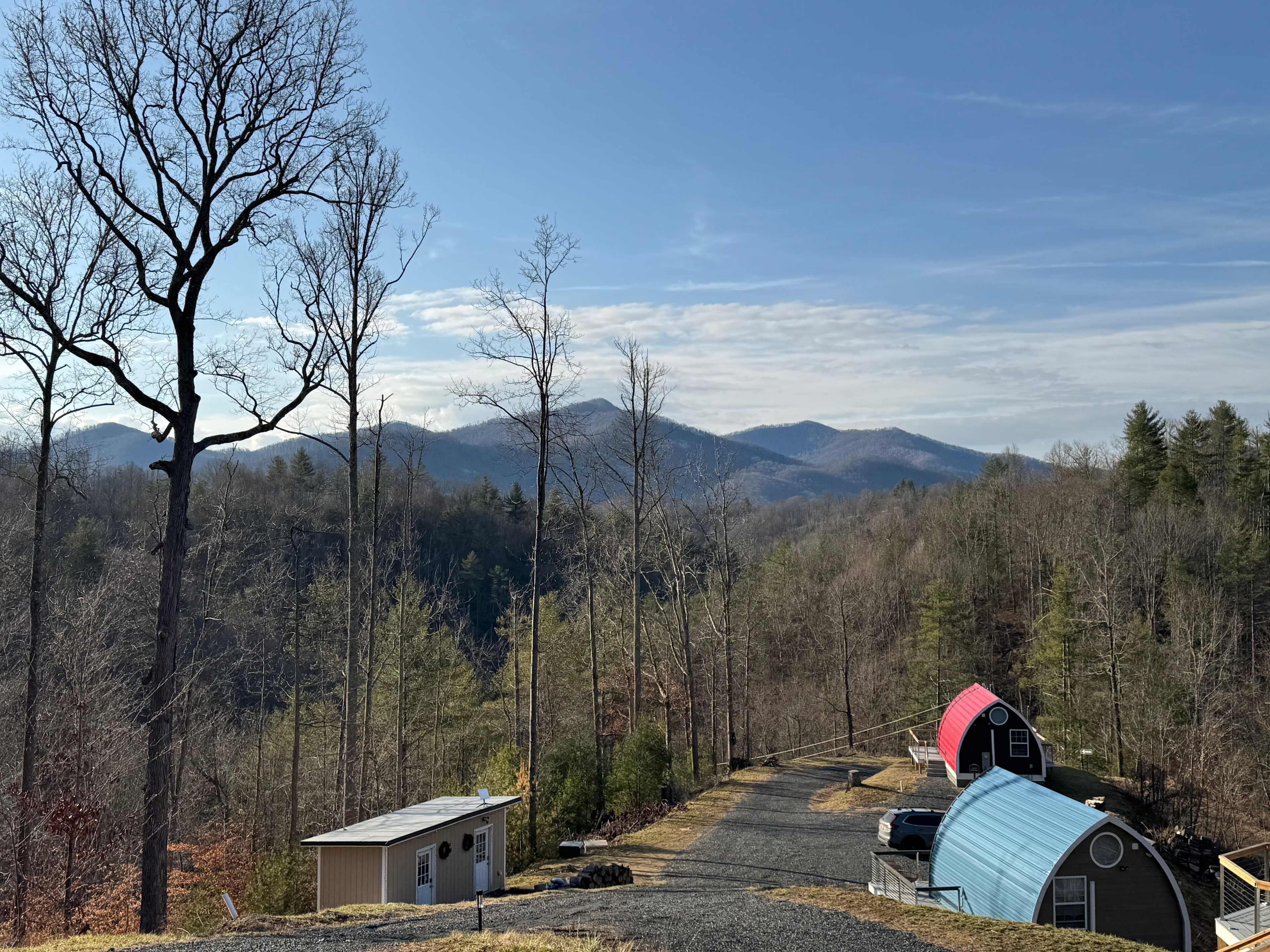 View from the top of the hill