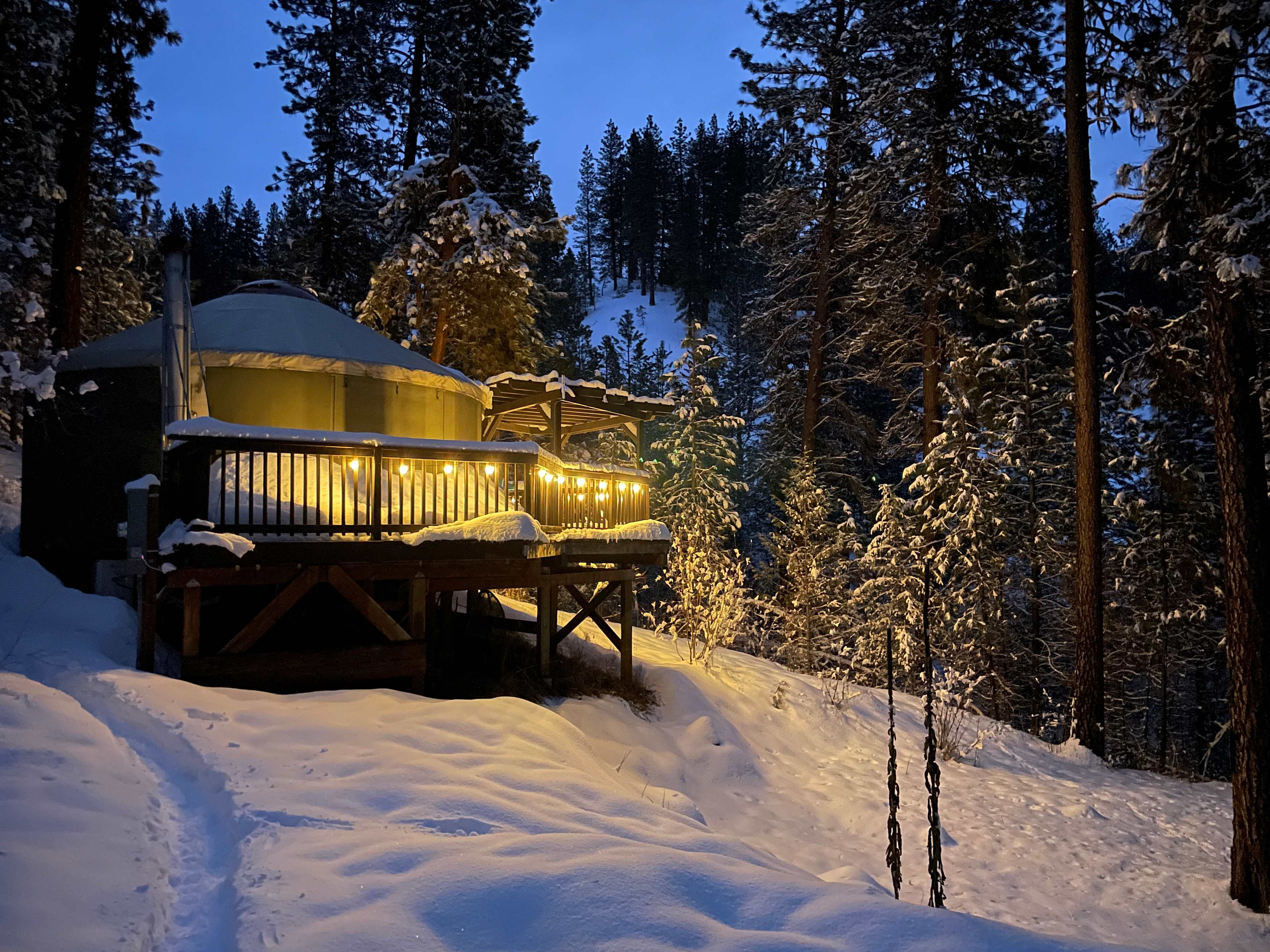 Secluded Off Grid Mountain Yurt